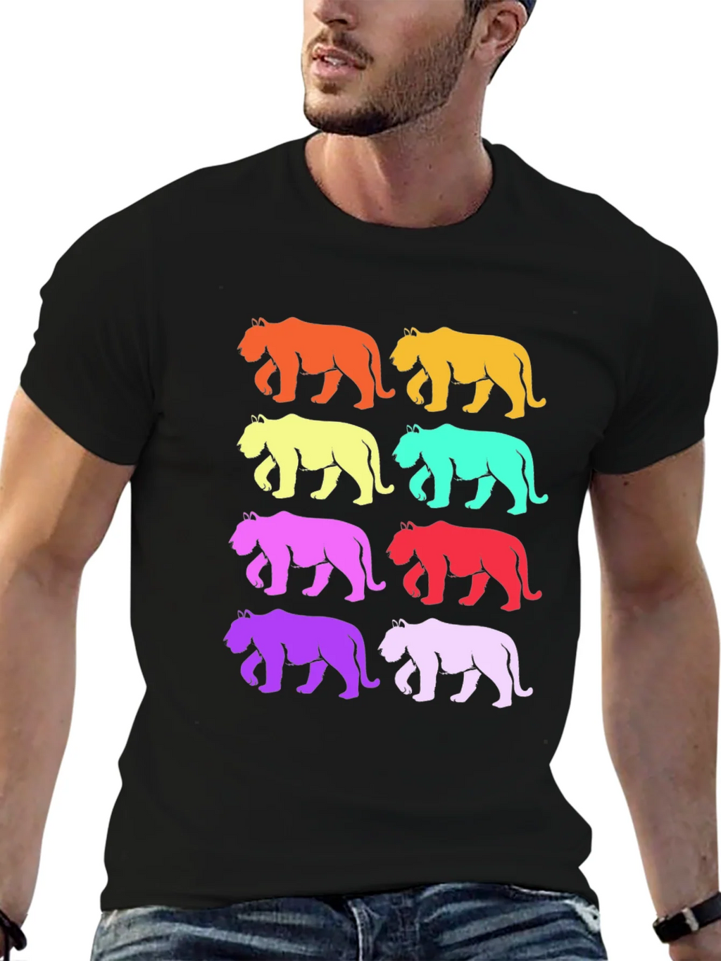 Retro Tiger Graphic T-Shirt product image 6