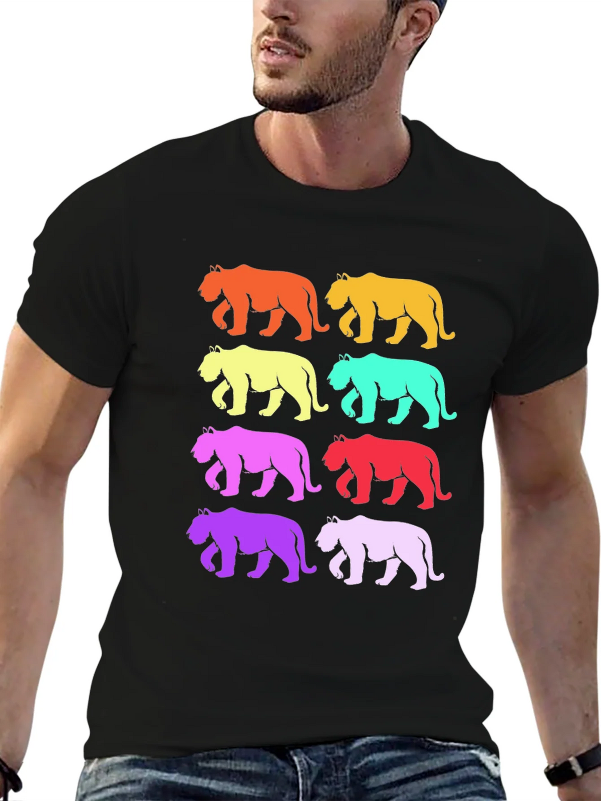 Retro Tiger Graphic T-Shirt product image 6
