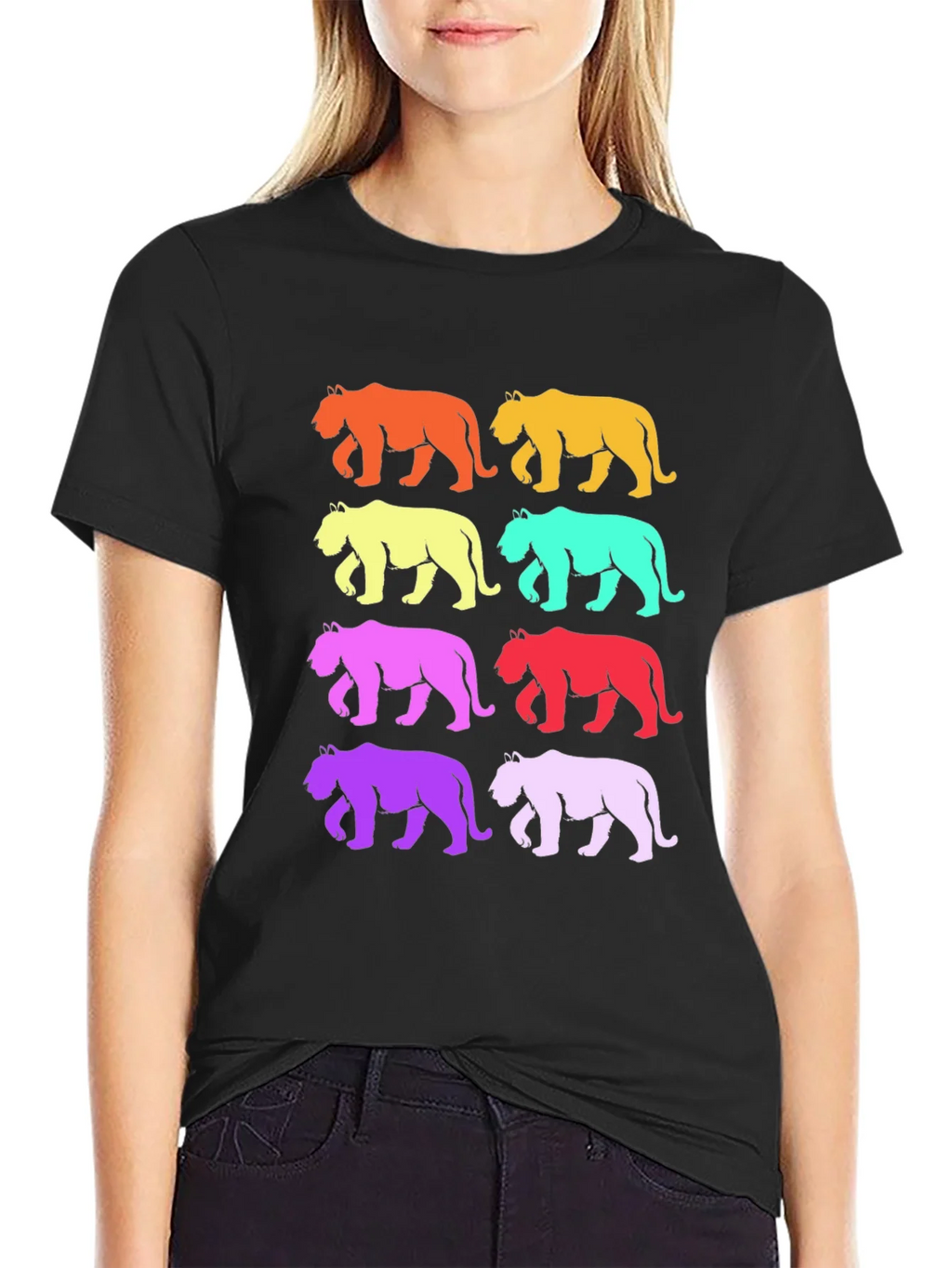 Retro Tiger Graphic T-Shirt product image 2