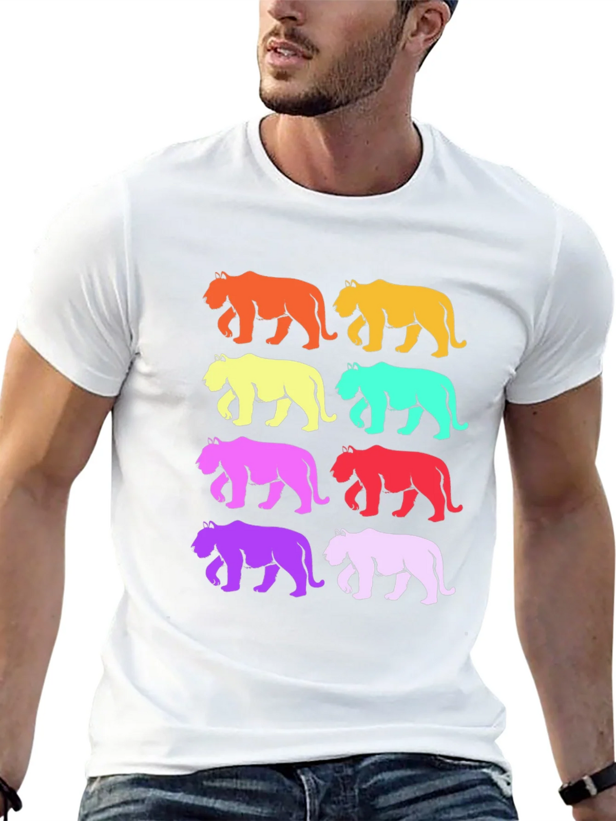Retro Tiger Graphic T-Shirt product image 12