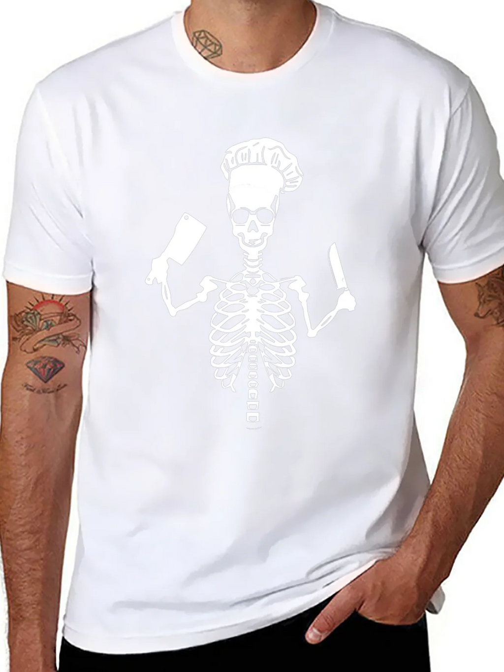 Chef Skeleton Graphic T-Shirt product image 7