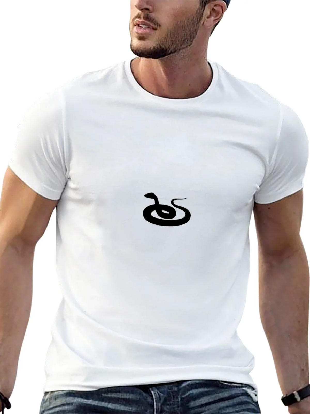 Black Snake Logo T-Shirt - Stylish & Versatile product image 12