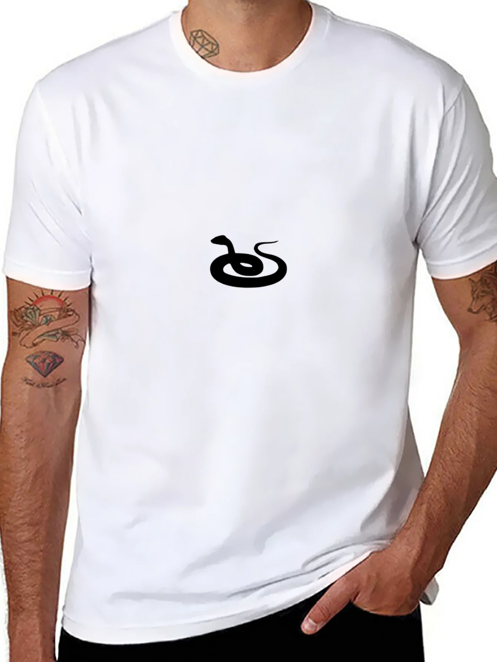 Black Snake Logo T-Shirt - Stylish & Versatile product image 7