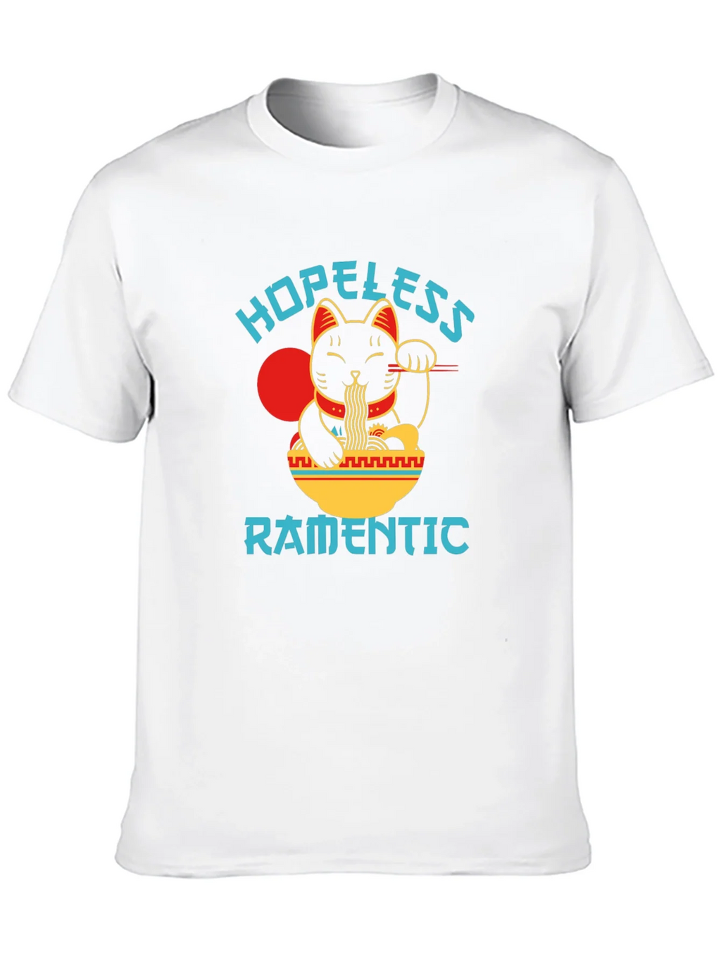 Hopeless Ramantic T-Shirt - Lucky Cat Ramen product image 9