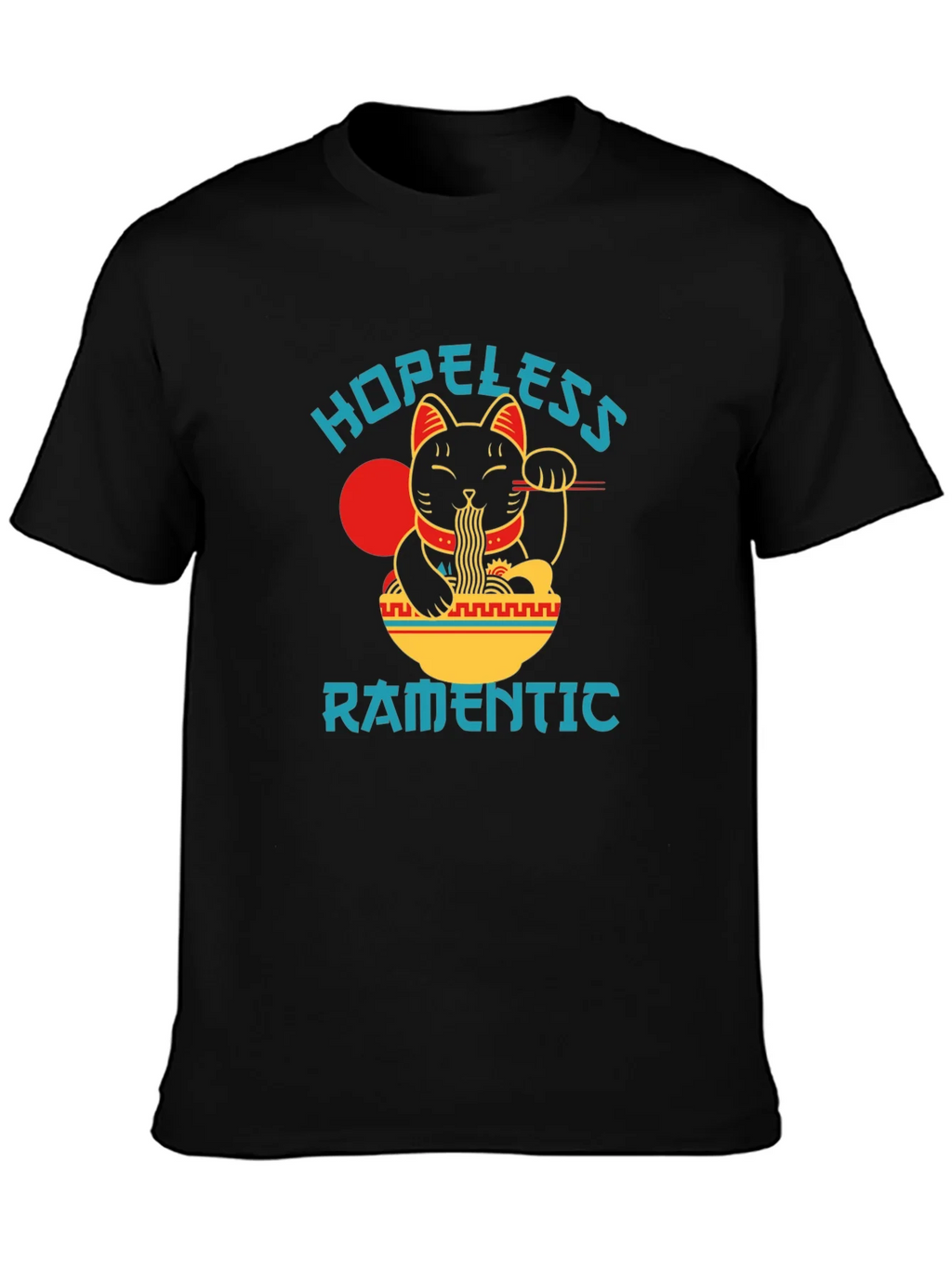 Hopeless Ramantic T-Shirt - Lucky Cat Ramen product image 3