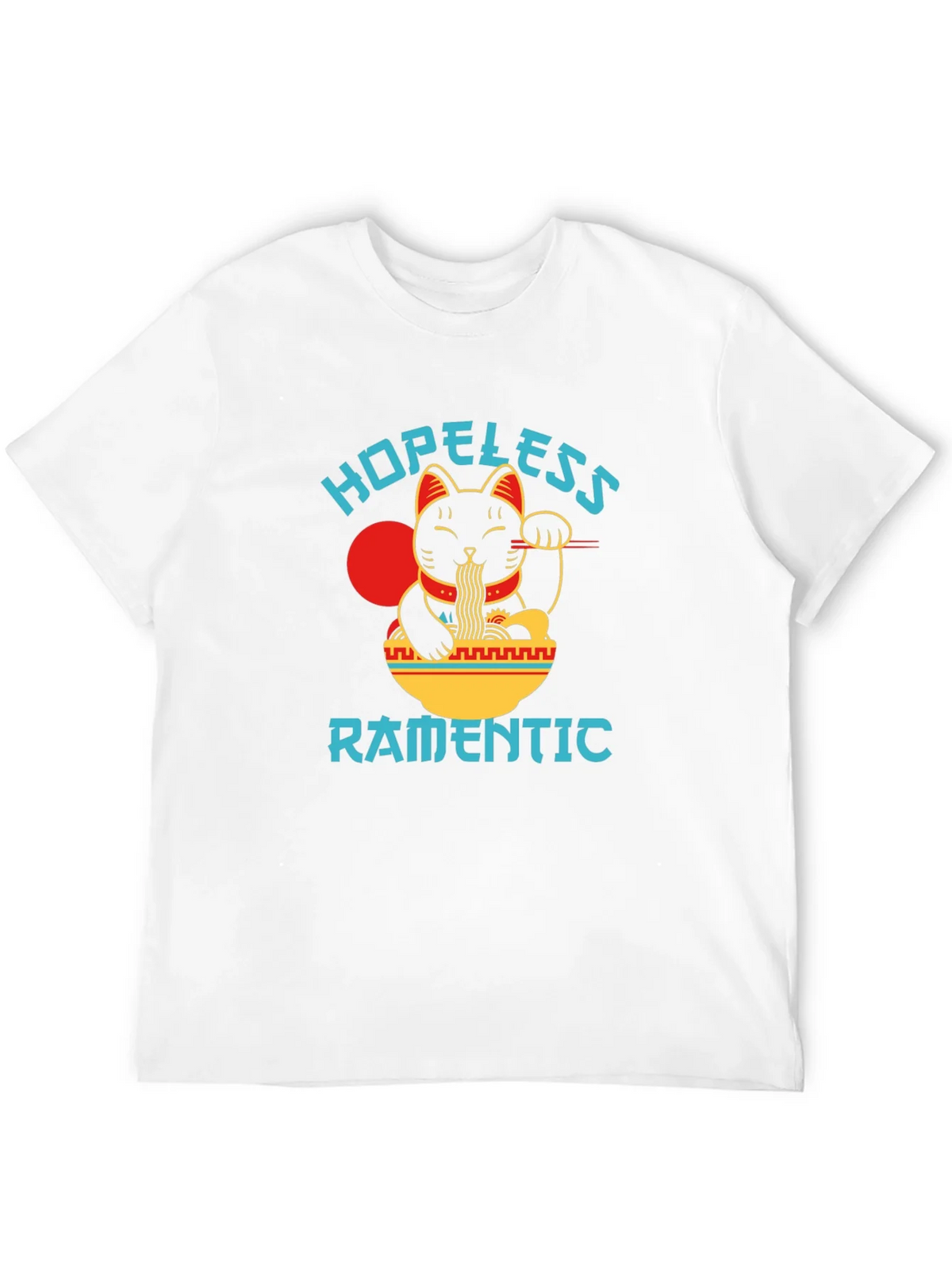 Hopeless Ramantic T-Shirt - Lucky Cat Ramen product image 11