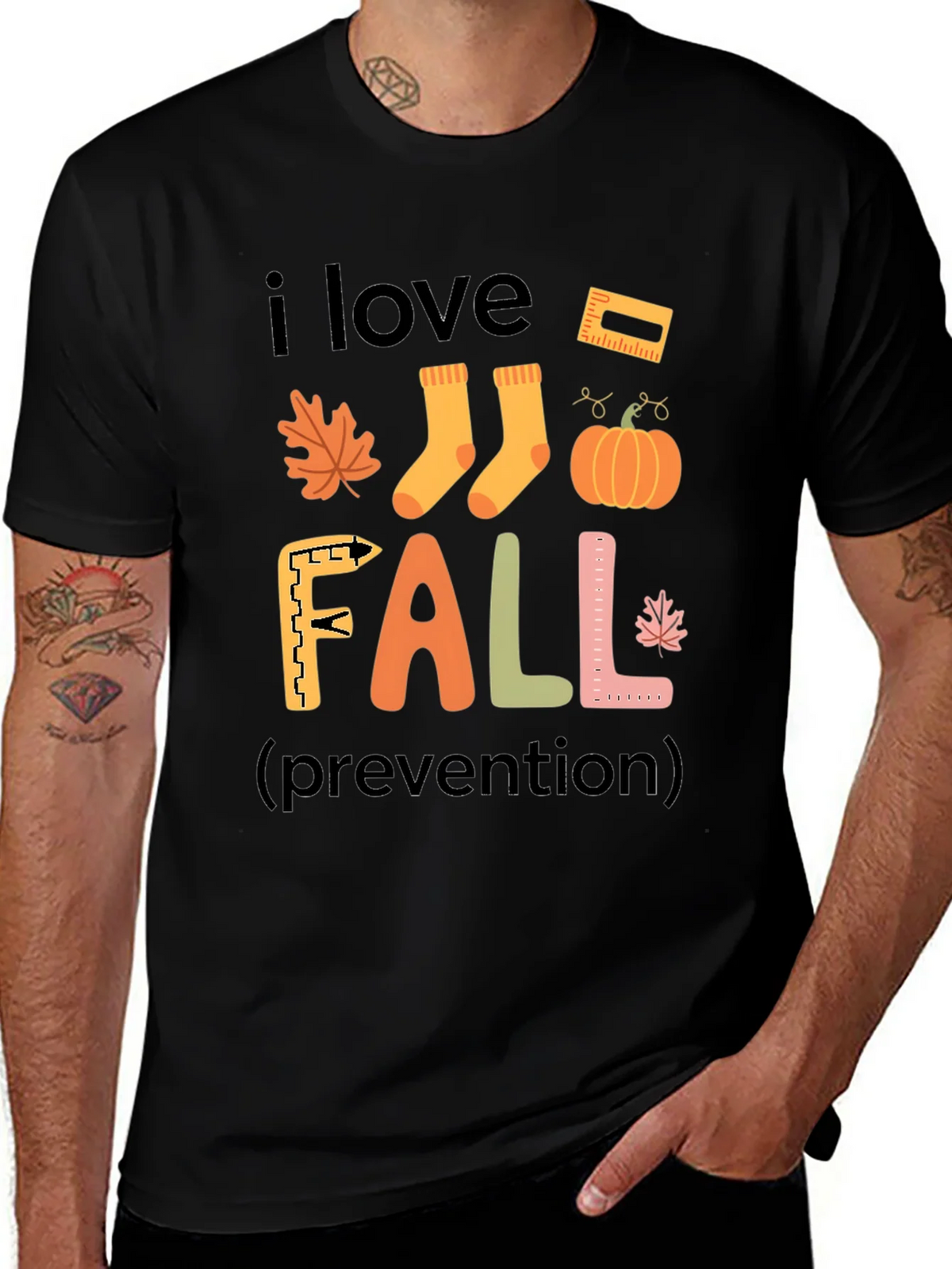 I Love Fall Prevention T-Shirt