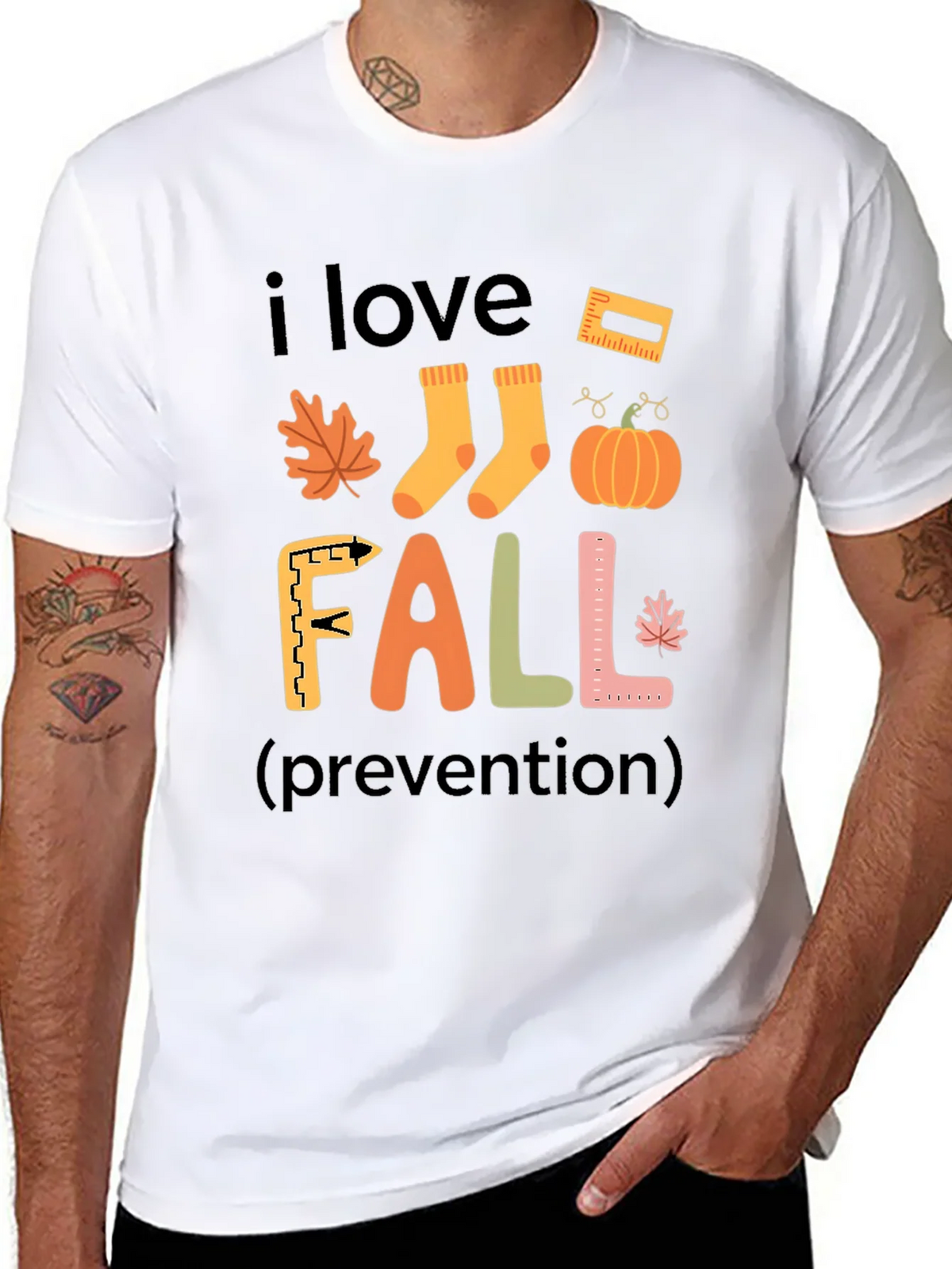 I Love Fall Prevention T-Shirt