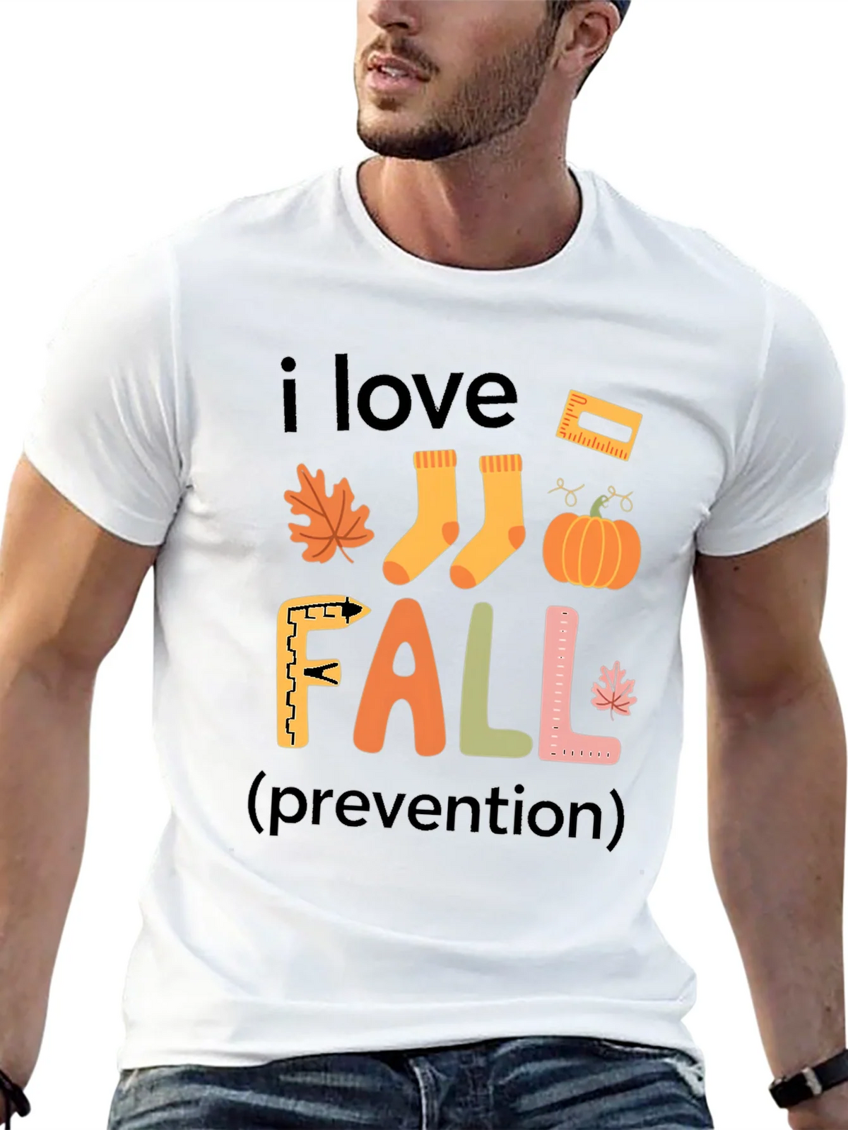 I Love Fall Prevention T-Shirt