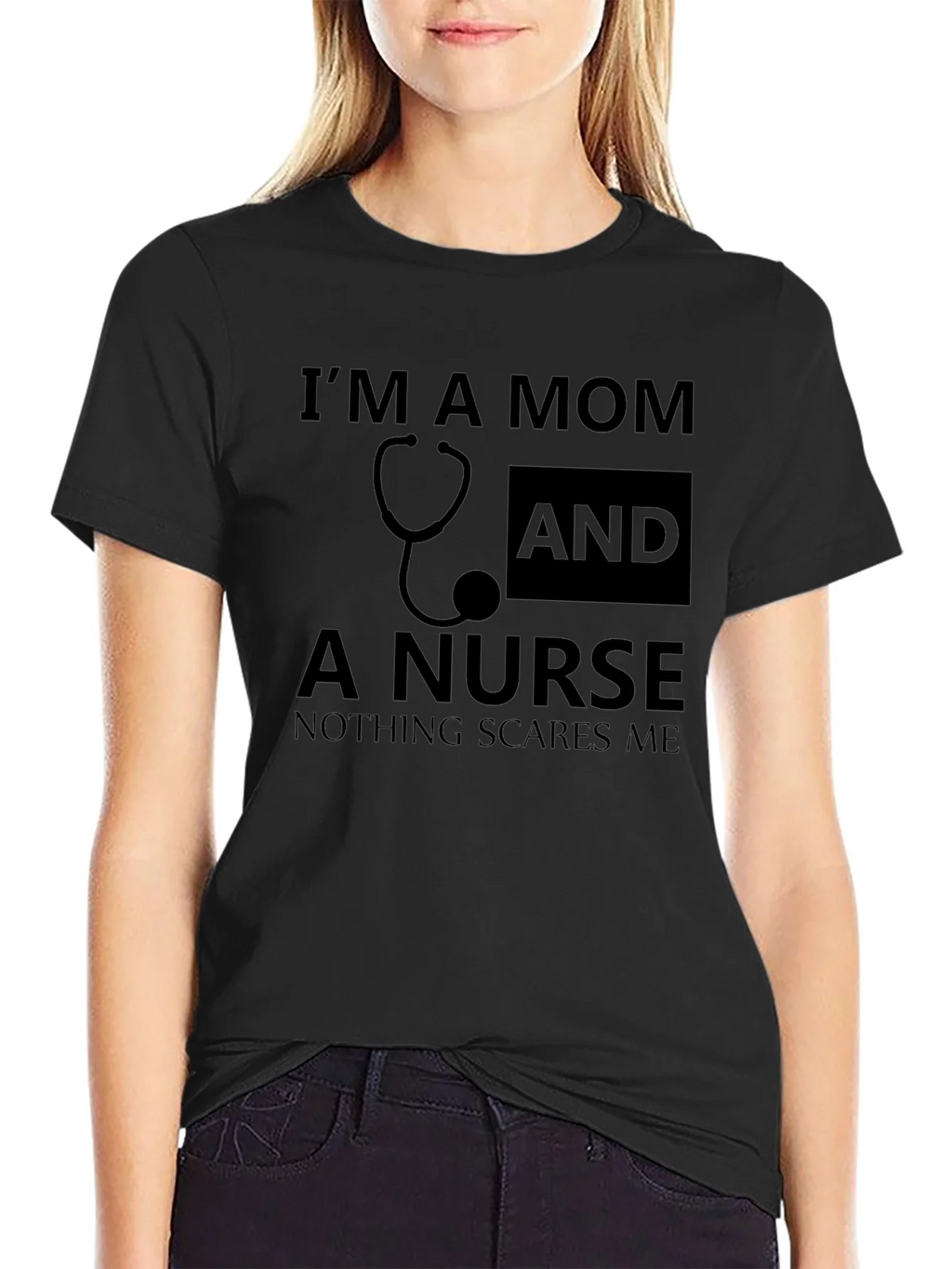 Im a Mom and a Nurse Graphic Tee product image 2