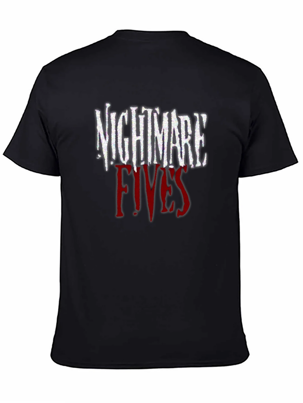 Nightmare Fives Graphic Tee - Dark Horror Style product image 4