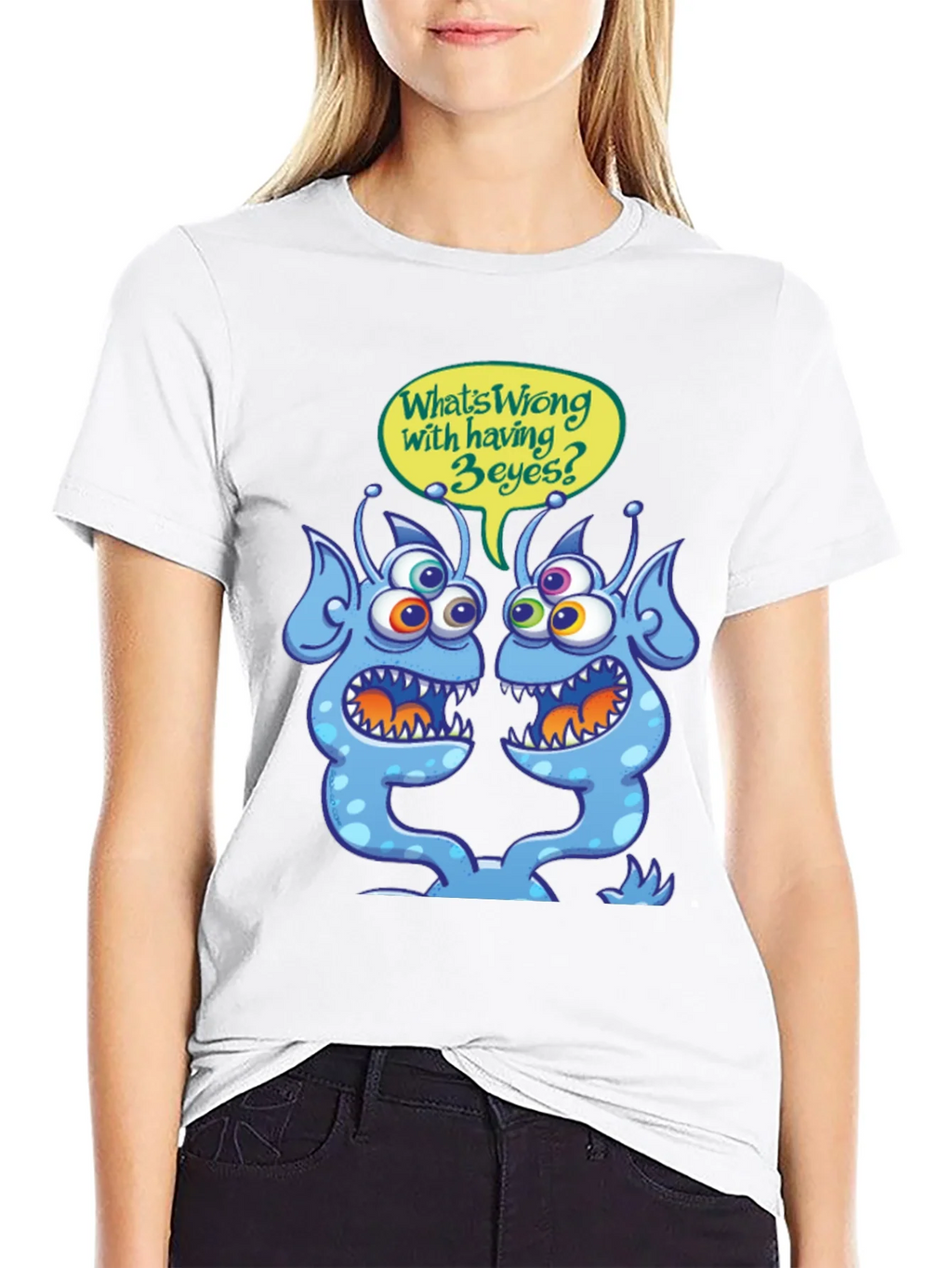 3-Eyed Alien T-Shirt - Funny Graphic Tee product image 8