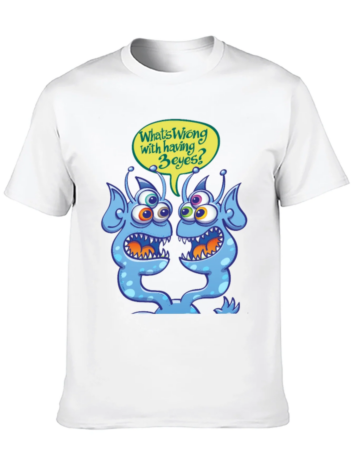3-Eyed Alien T-Shirt - Funny Graphic Tee product image 9