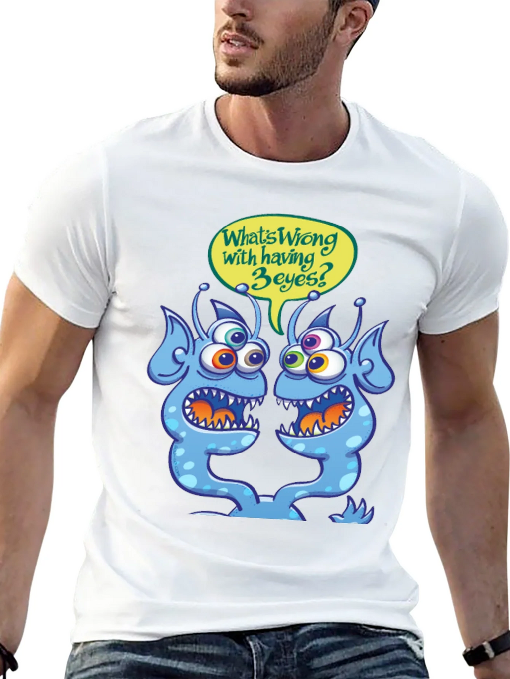 3-Eyed Alien T-Shirt - Funny Graphic Tee product image 12
