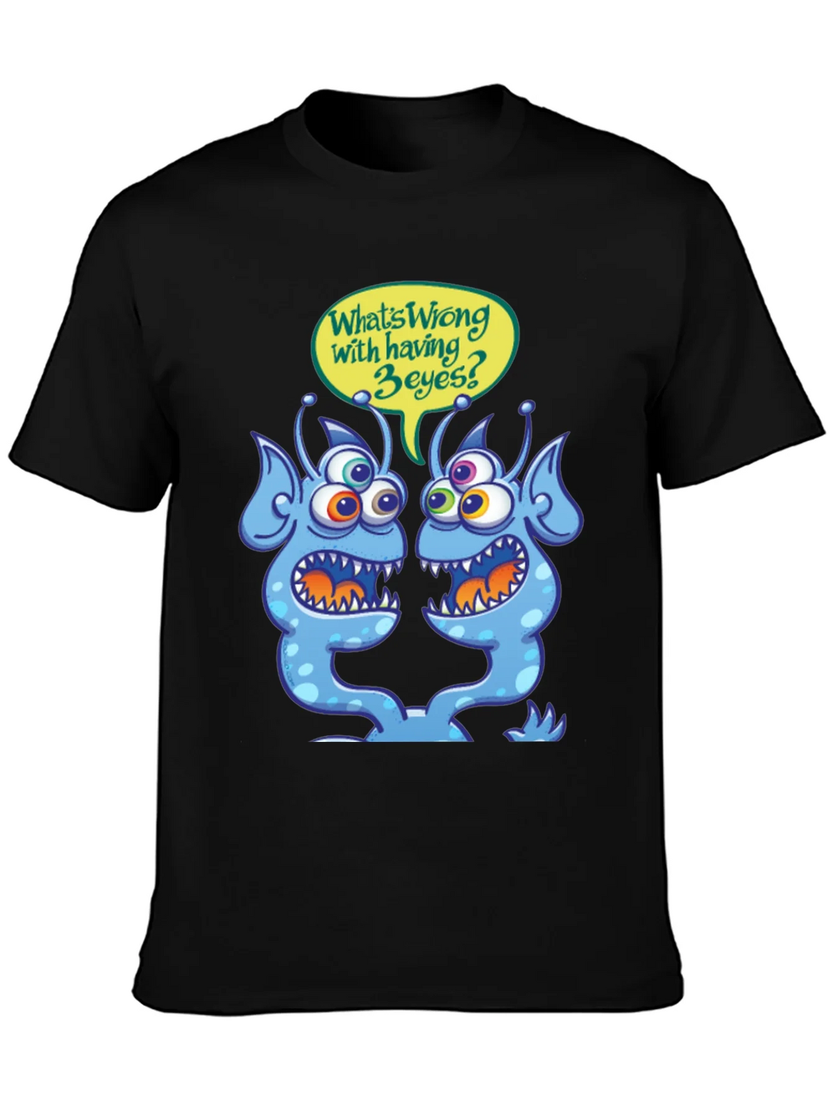 3-Eyed Alien T-Shirt - Funny Graphic Tee product image 3
