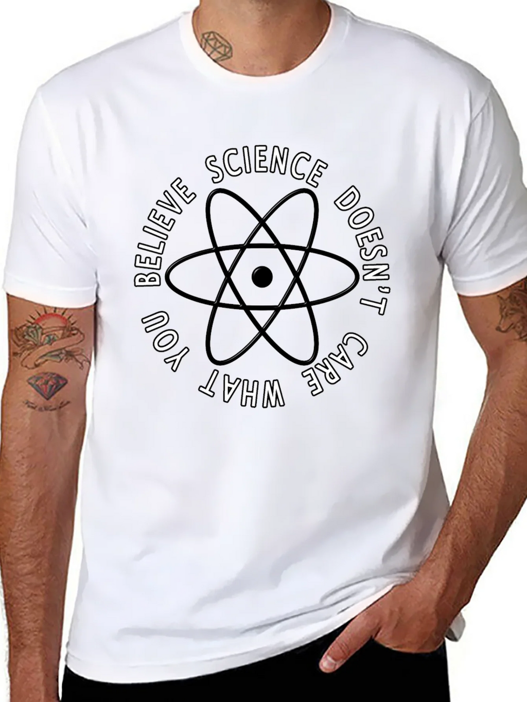 Science Doesnt Care What You Believe T-Shirt product image 7