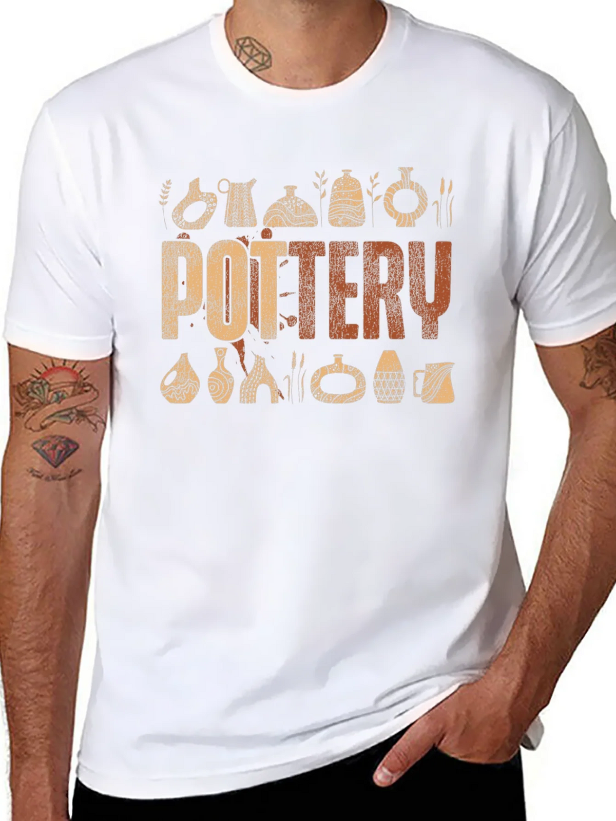 Pottery Graphic T-Shirt - Vintage Style Tee product image 7