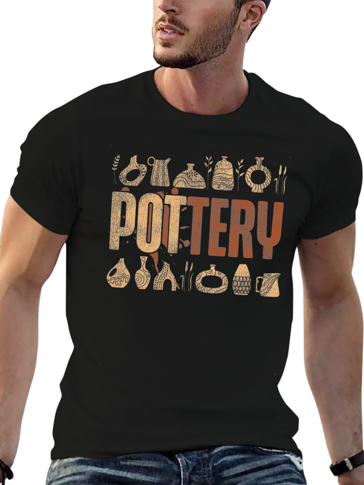 Pottery Graphic T-Shirt - Vintage Style Tee product image 6