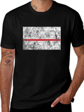 Thin Red Line Flag T-Shirt - Firefighter Support product image 1