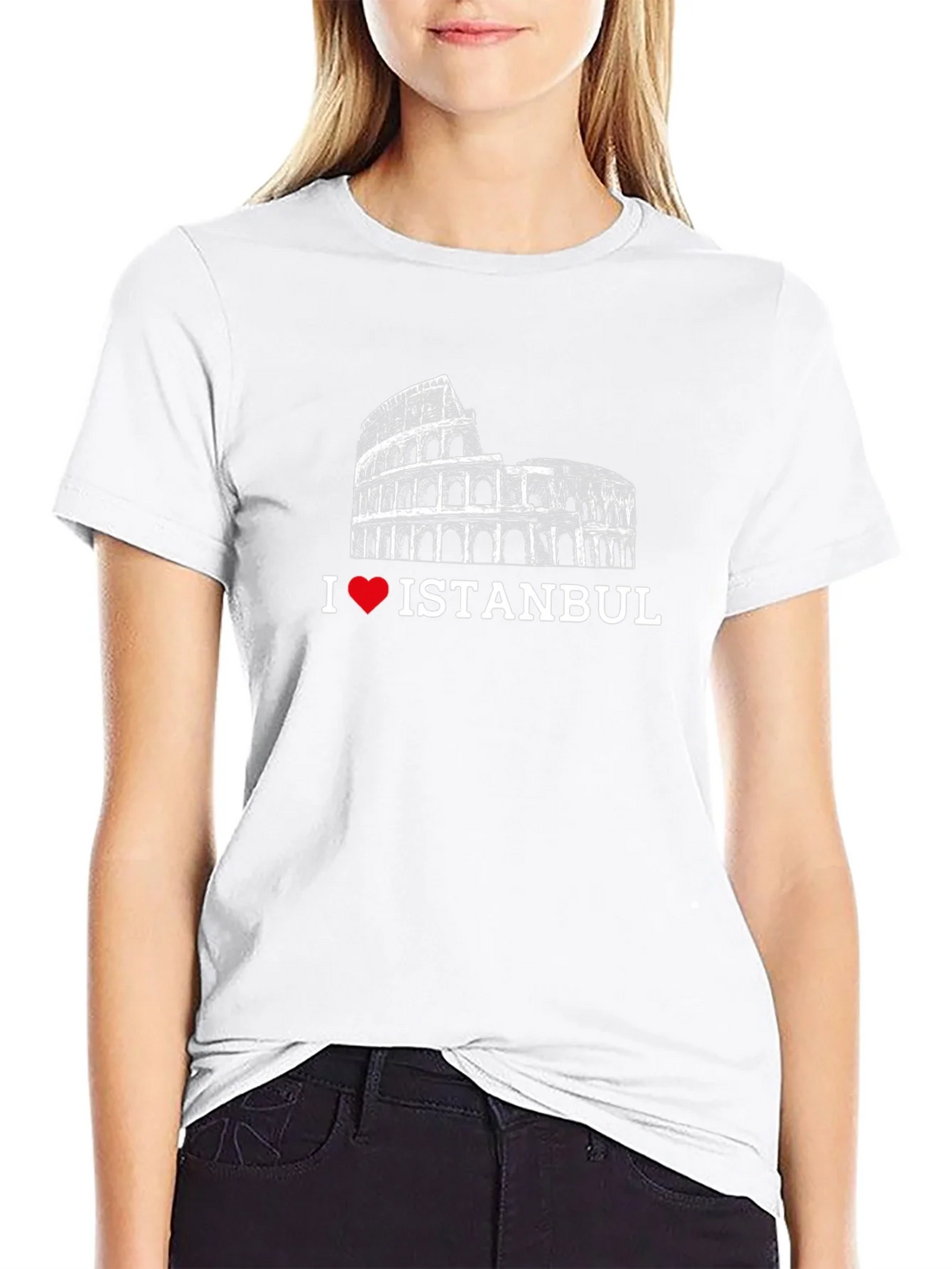 I Love Istanbul T-Shirt - Black Graphic Tee product image 8
