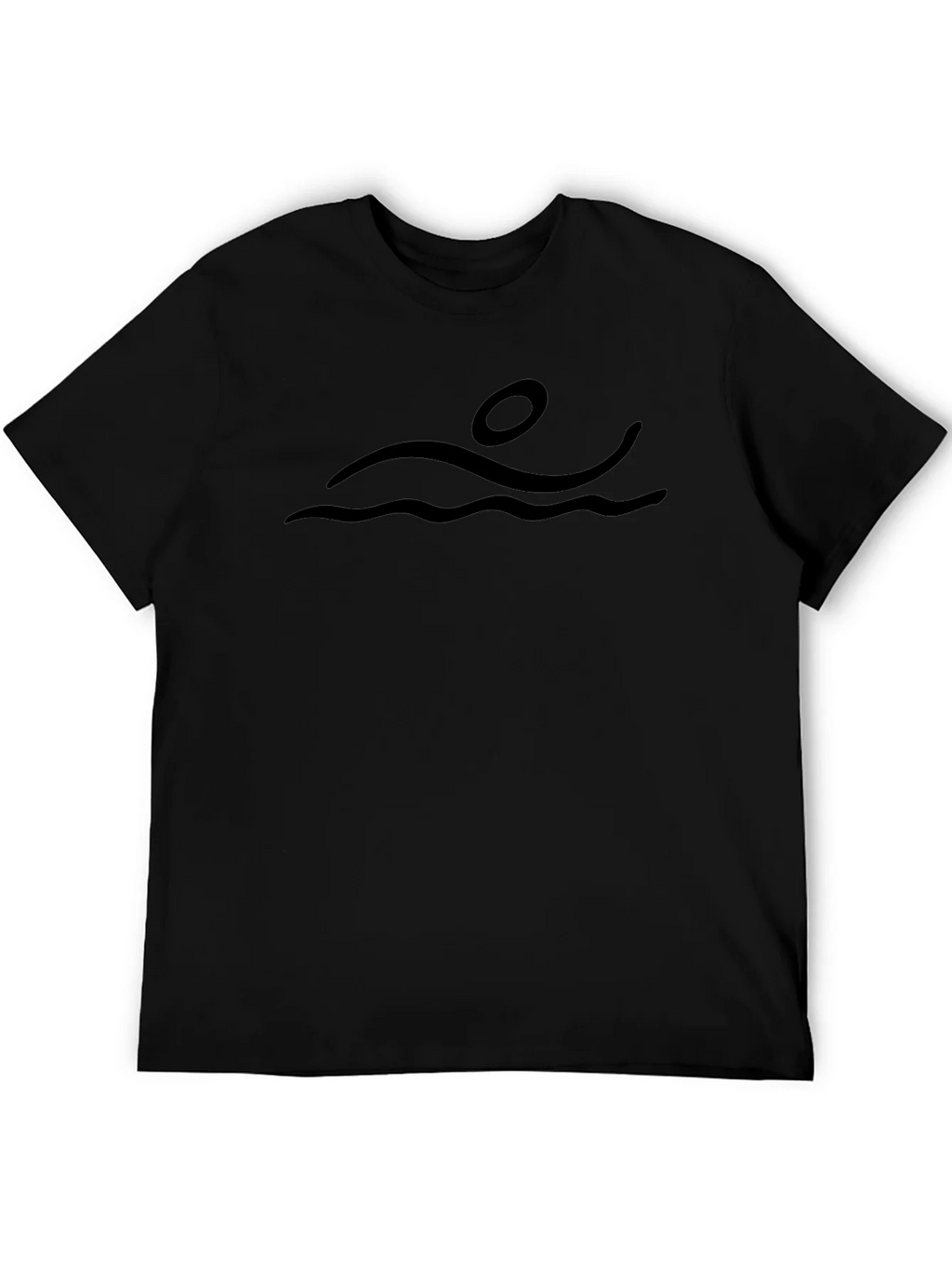 Swimmer Graphic Tee - Black product image 5