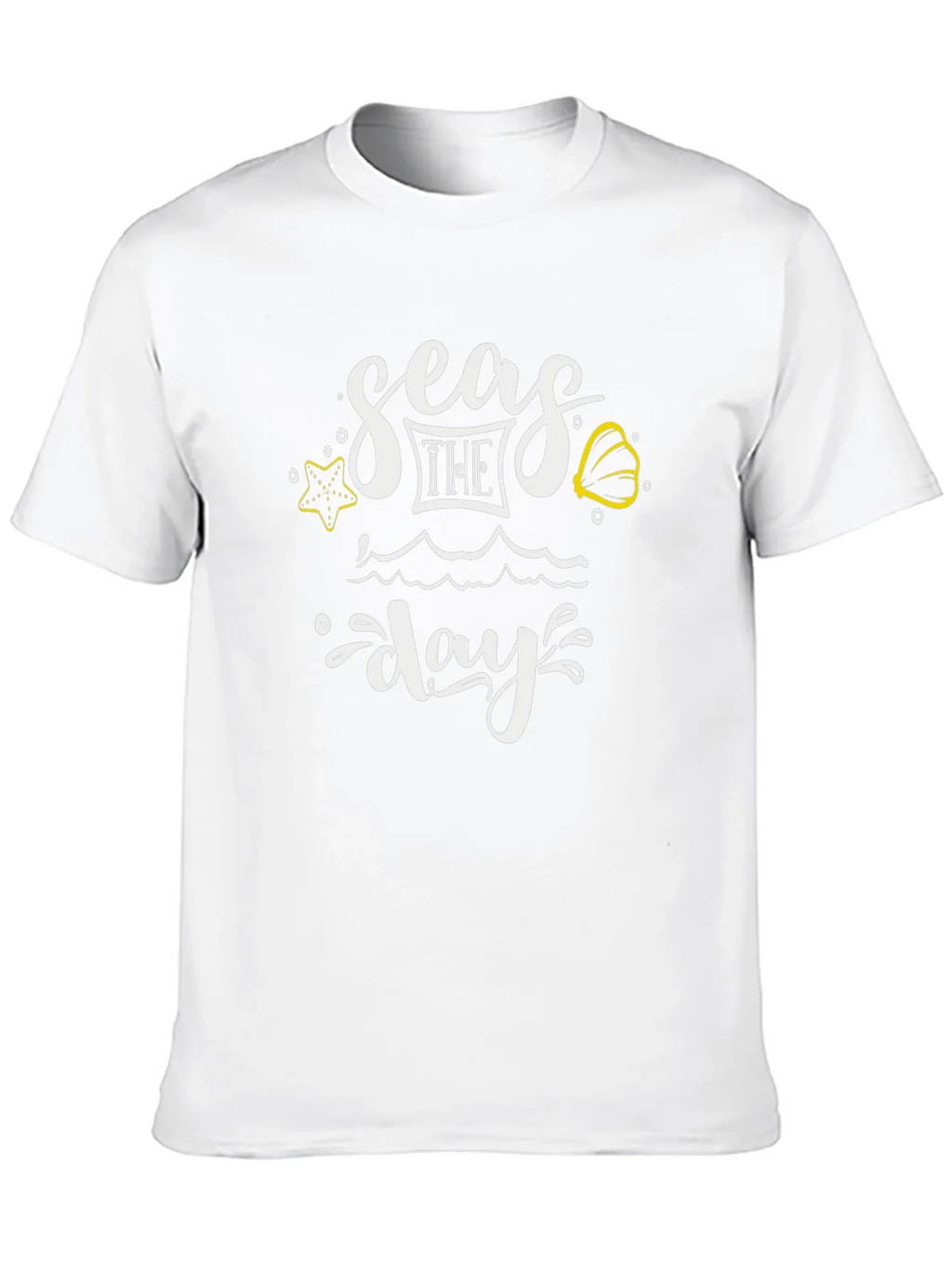 Seas The Day Graphic Tee - Black Cotton T-Shirt product image 9