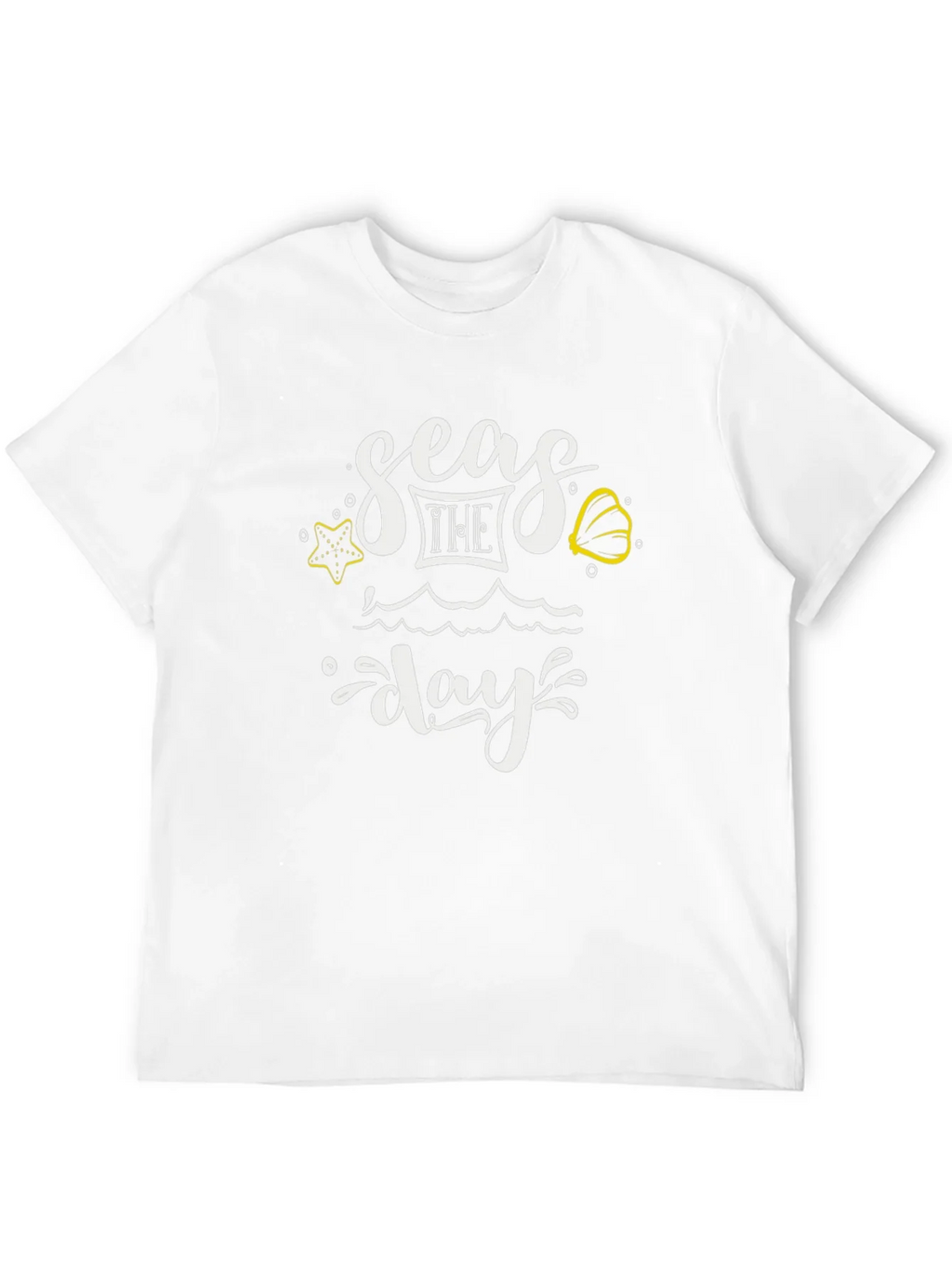 Seas The Day Graphic Tee - Black Cotton T-Shirt product image 11