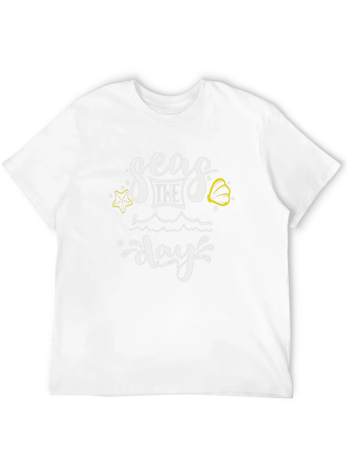Seas The Day Graphic Tee - Black Cotton T-Shirt product image 11