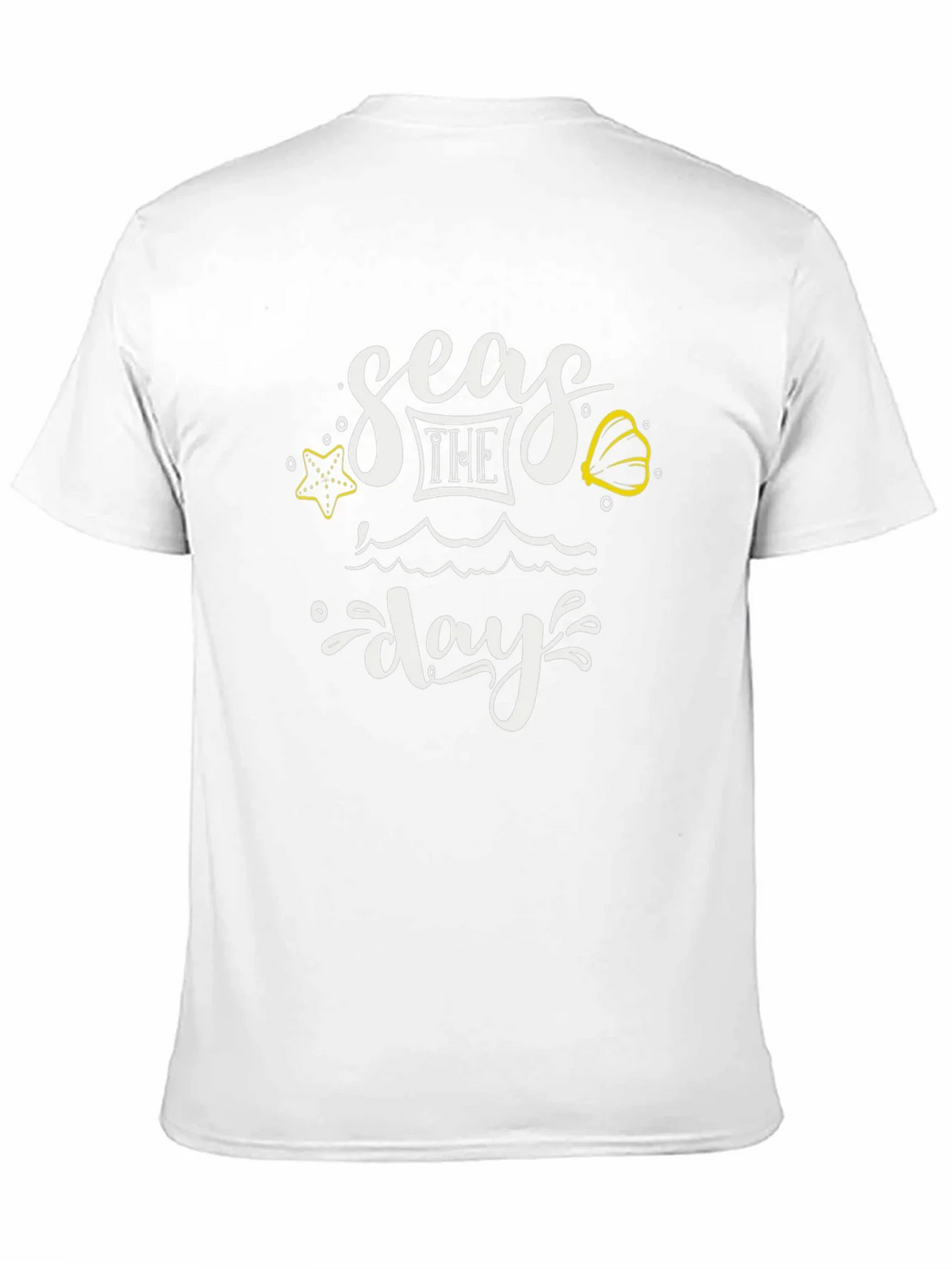 Seas The Day Graphic Tee - Black Cotton T-Shirt product image 10
