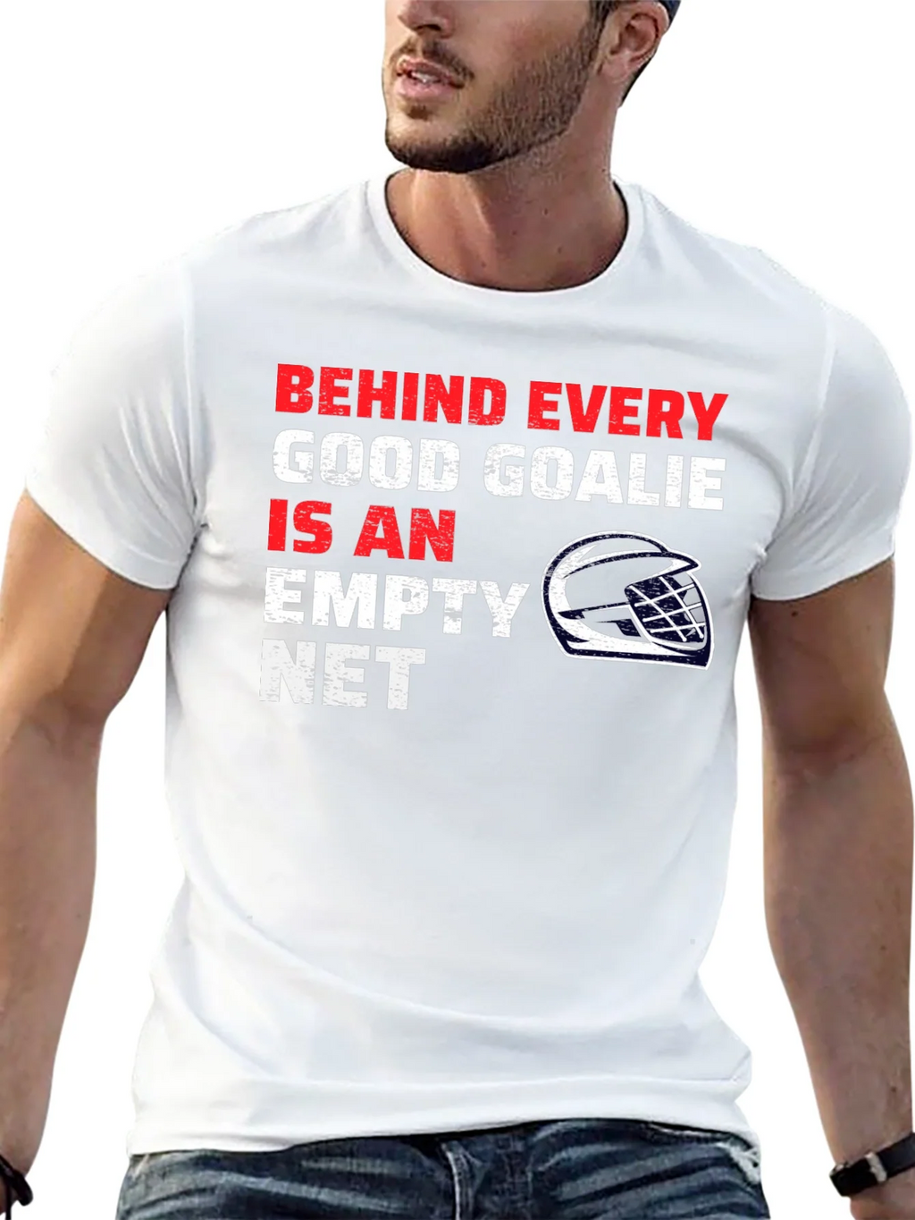 Hockey Goalie T-Shirt - Behind Every Good product image 12