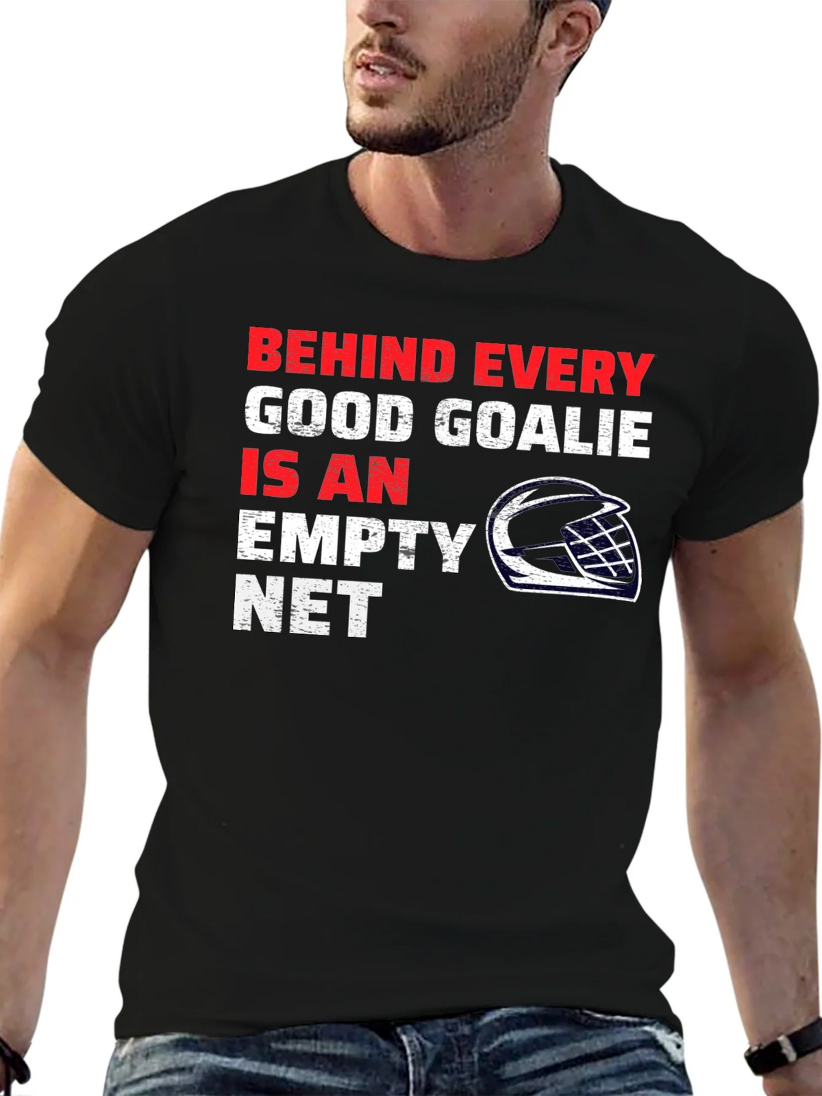Hockey Goalie T-Shirt - Behind Every Good product image 6