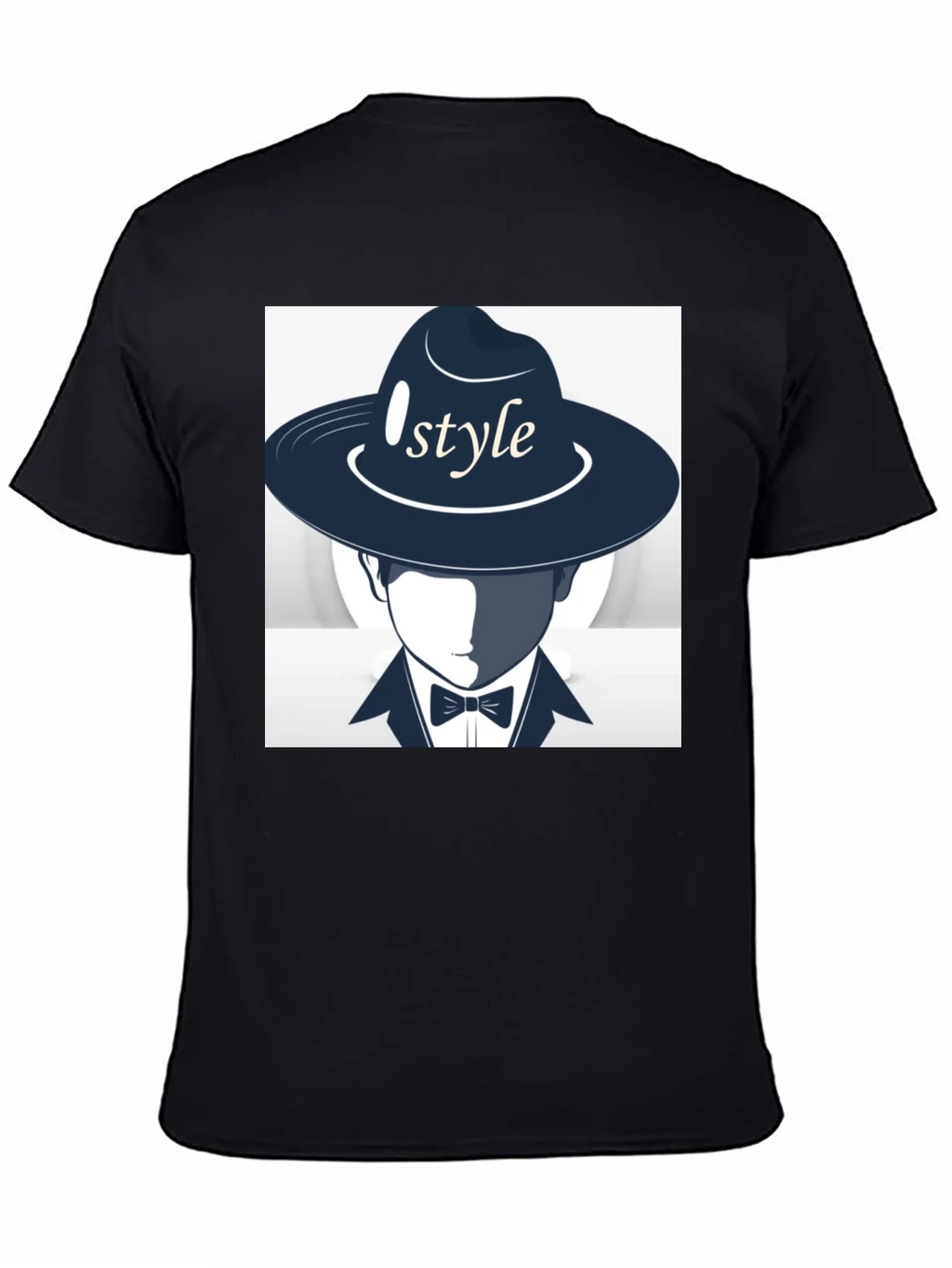 Stylish Style Graphic Print Black T-Shirt product image 4