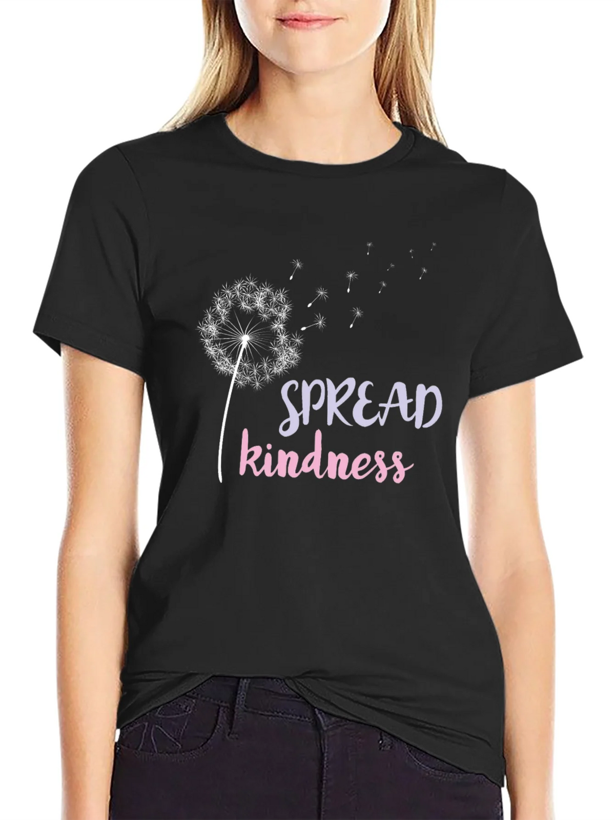 Spread Kindness Dandelion Graphic T-Shirt product image 2