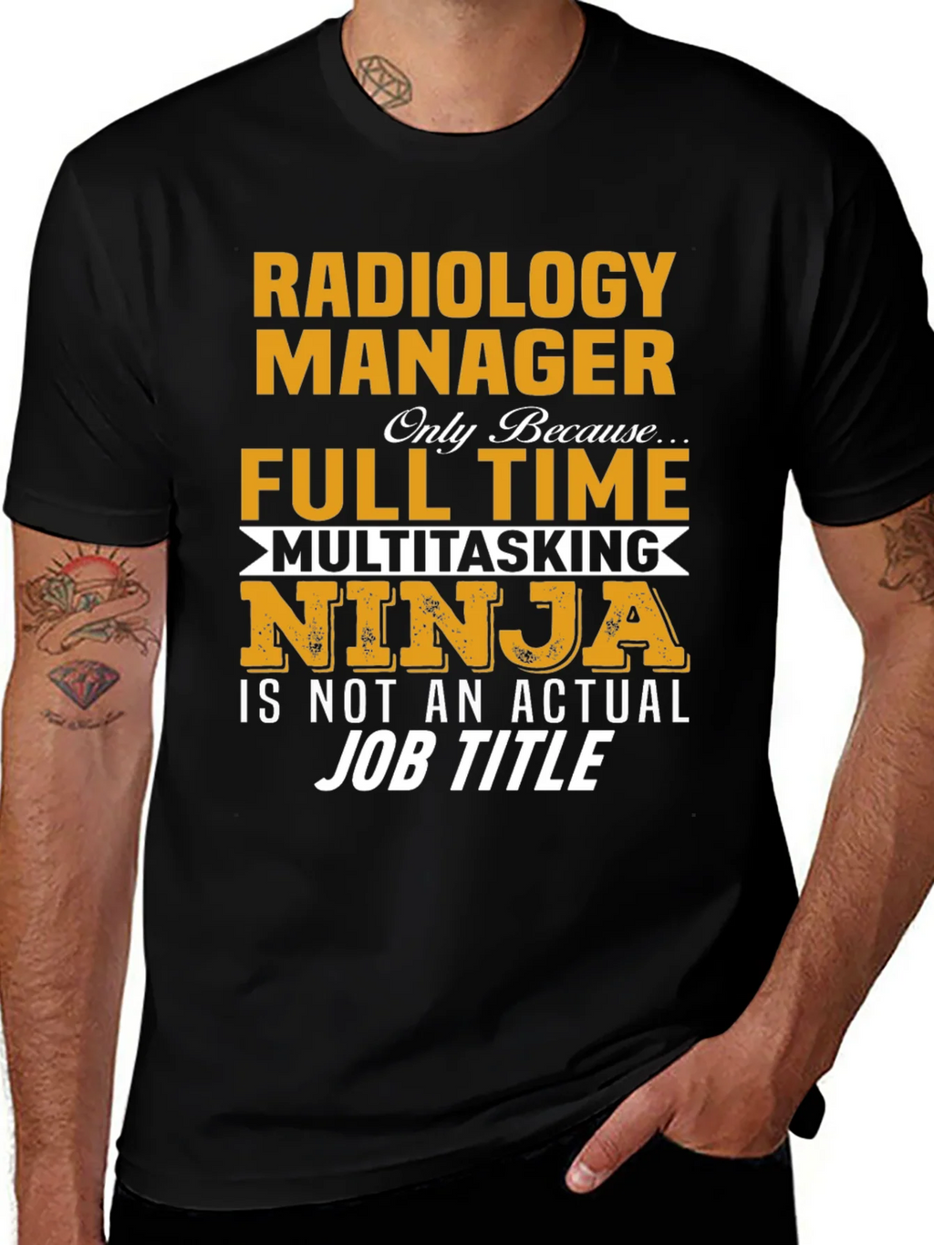 Radiology Manager T-Shirt - Multitasking Ninja product image 1