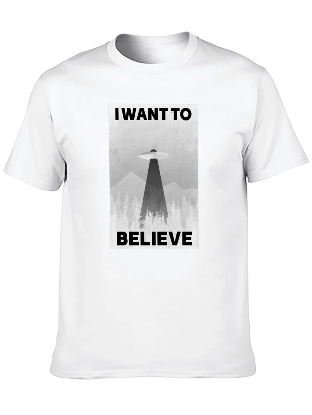 I Want to Believe UFO Graphic T-Shirt product image 9