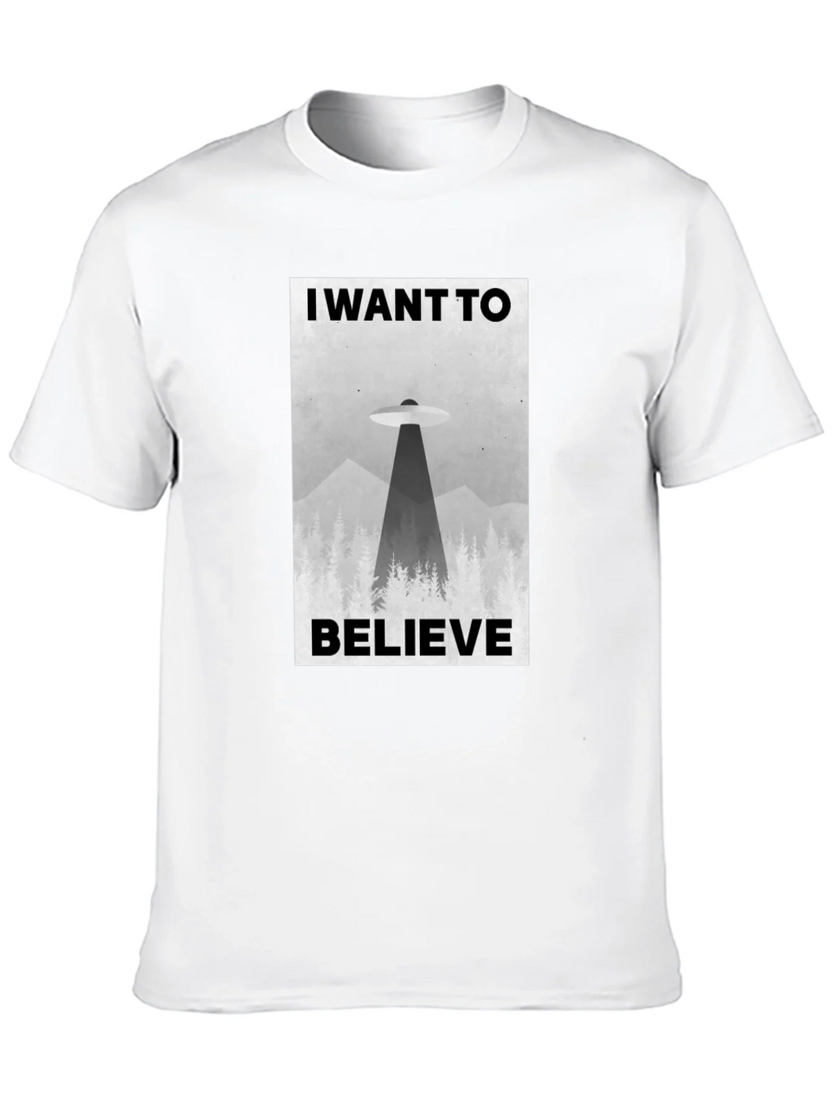 I Want to Believe UFO Graphic T-Shirt product image 9