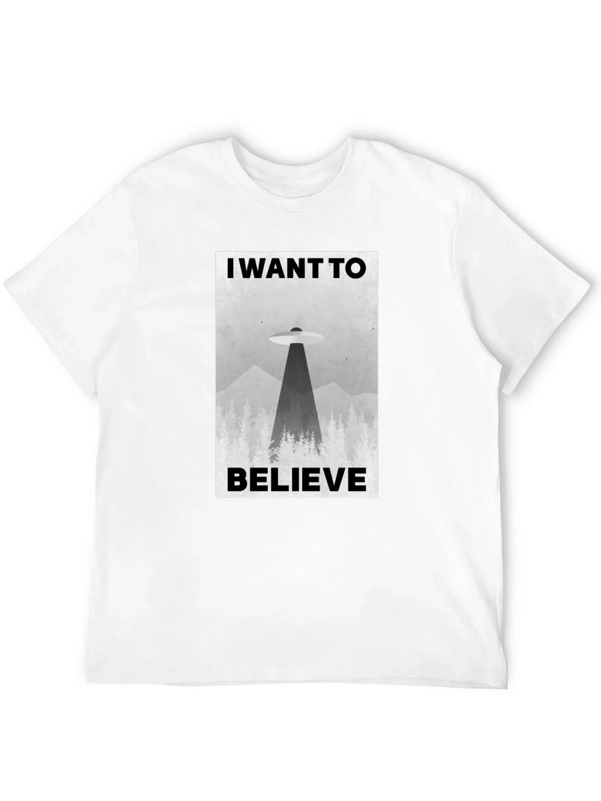 I Want to Believe UFO Graphic T-Shirt product image 11