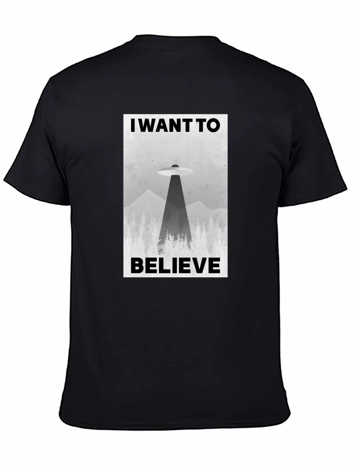 I Want to Believe UFO Graphic T-Shirt product image 4