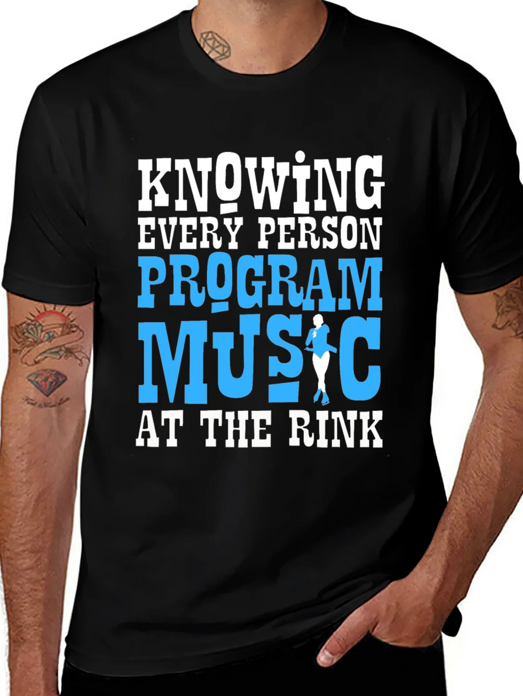Ice Skating Program Music T-Shirt product image 1