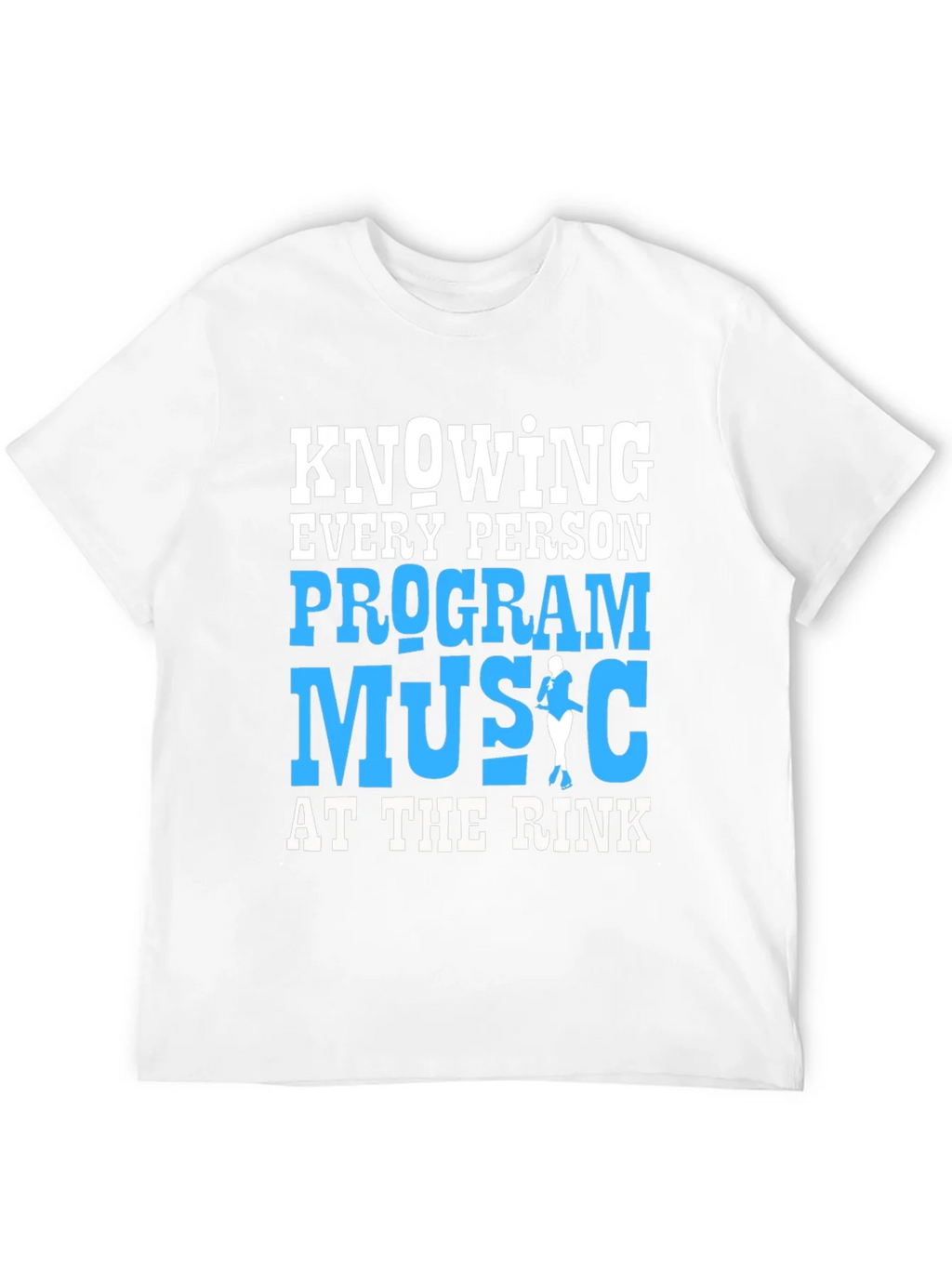 Ice Skating Program Music T-Shirt product image 11