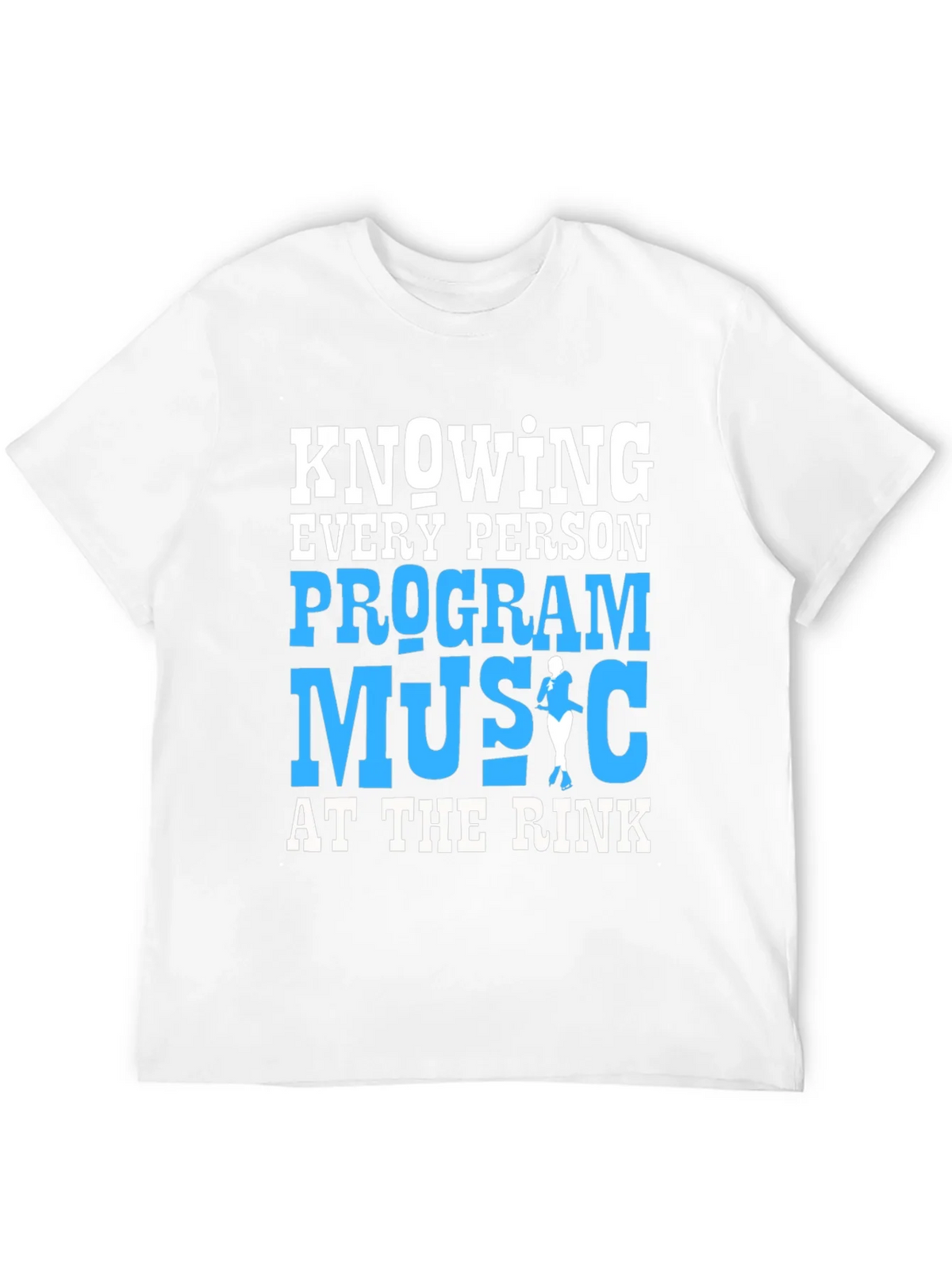 Ice Skating Program Music T-Shirt product image 11