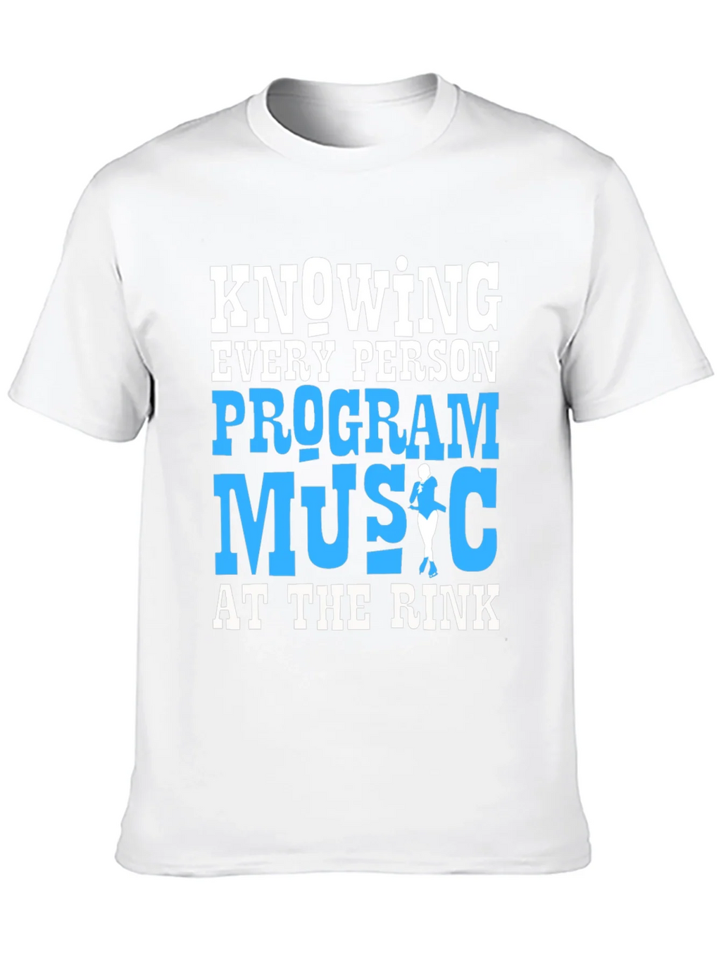 Ice Skating Program Music T-Shirt product image 9