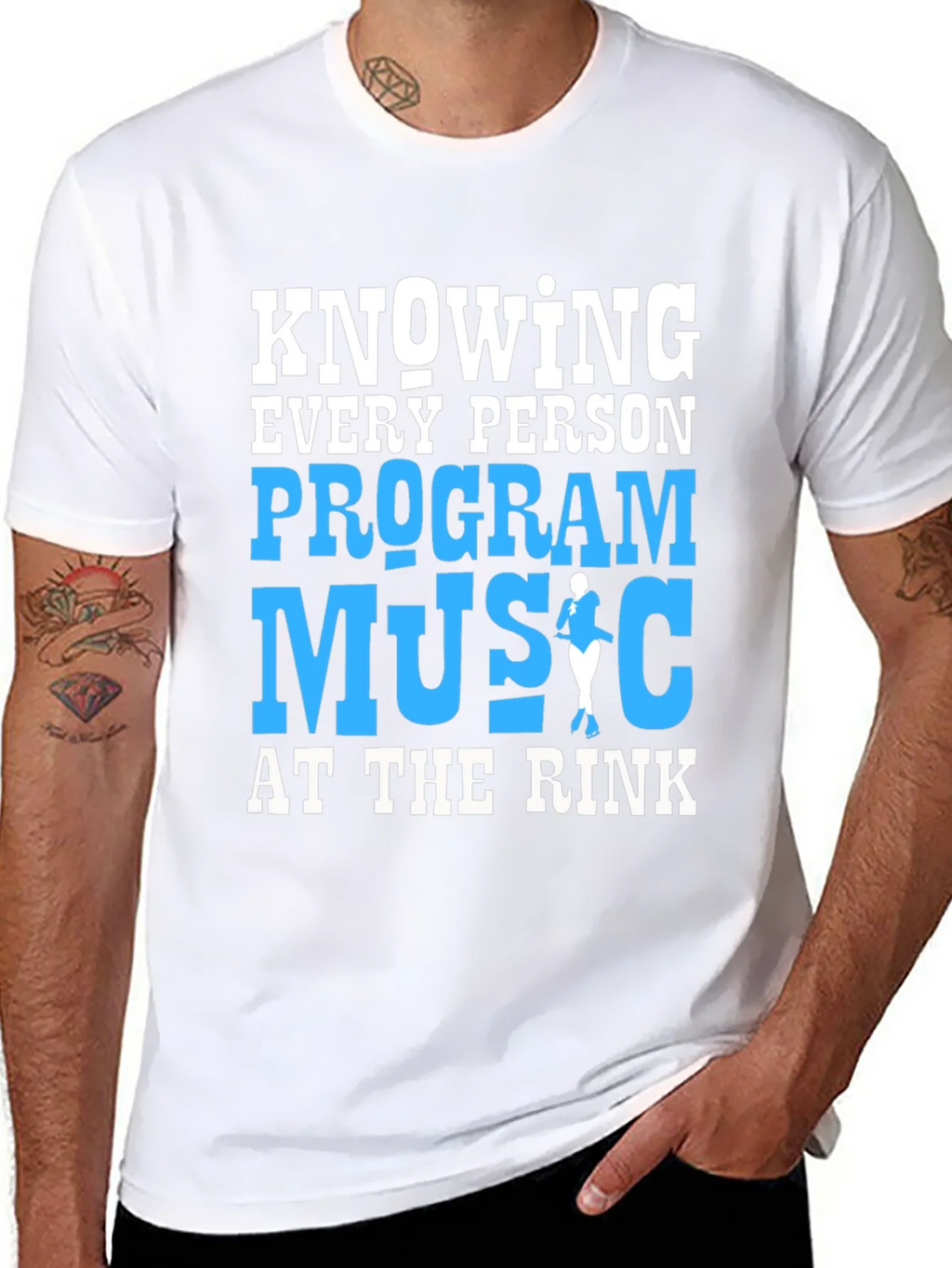 Ice Skating Program Music T-Shirt product image 7