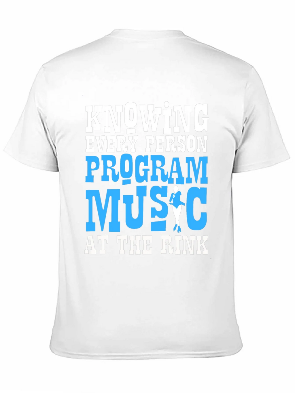 Ice Skating Program Music T-Shirt product image 10