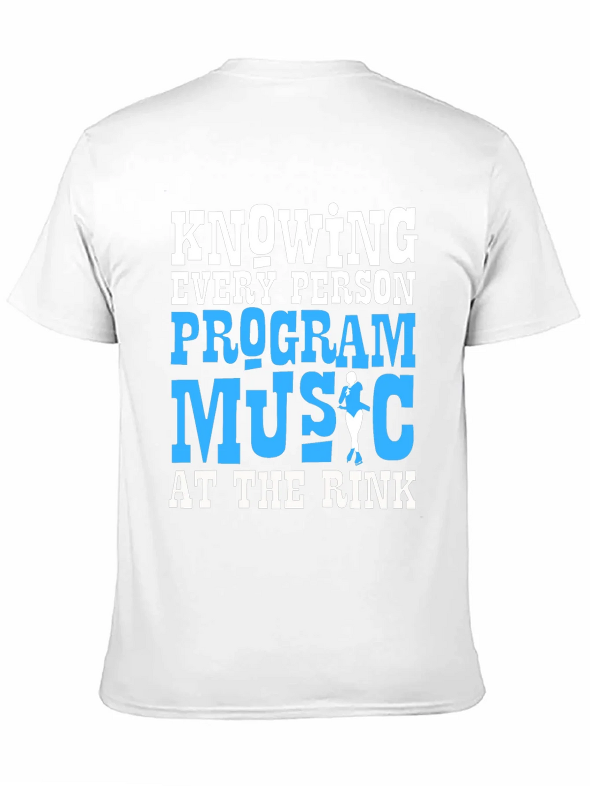 Ice Skating Program Music T-Shirt product image 10