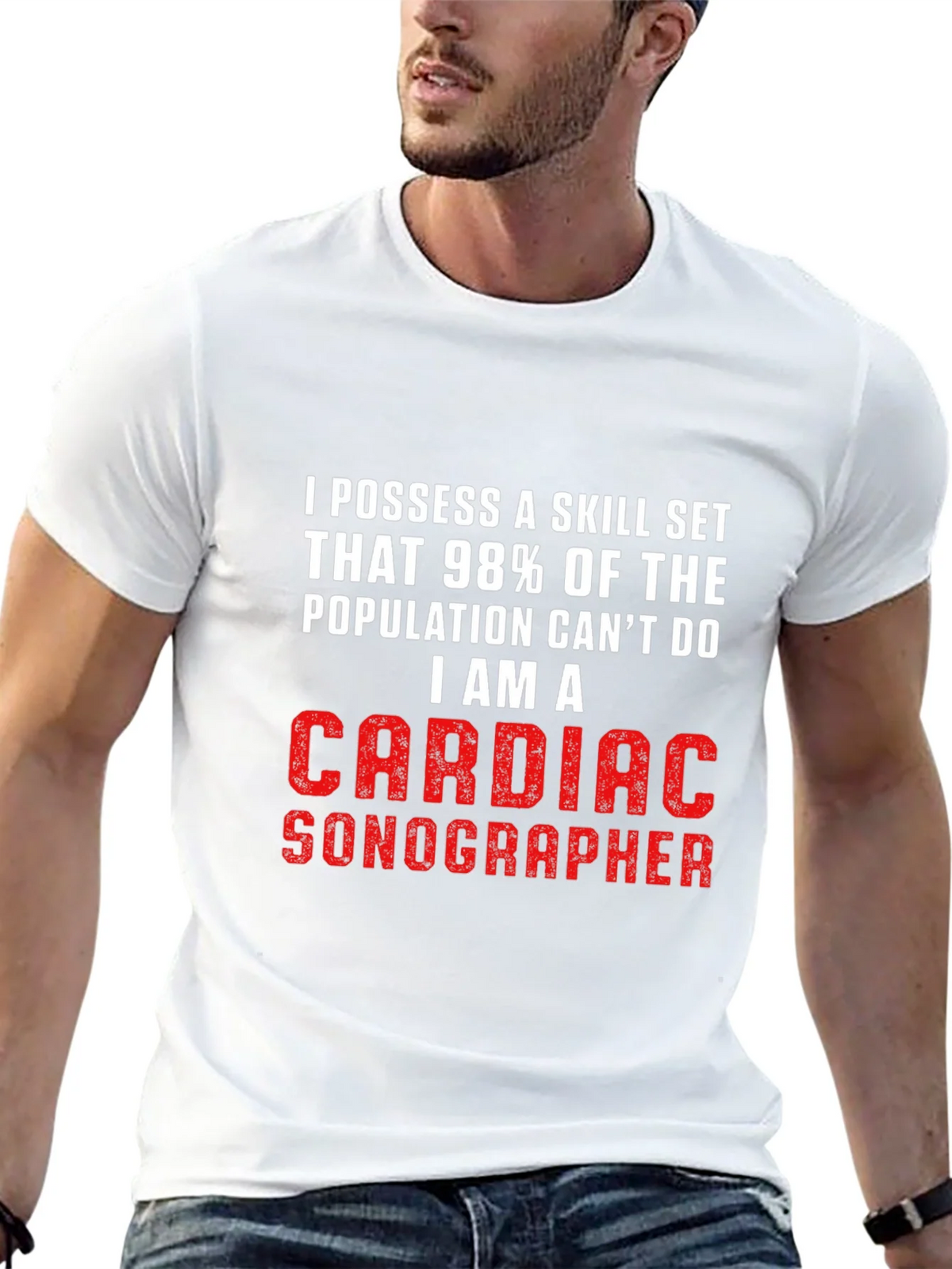 Cardiac Sonographer T-Shirt - Skill Set Pride! product image 12