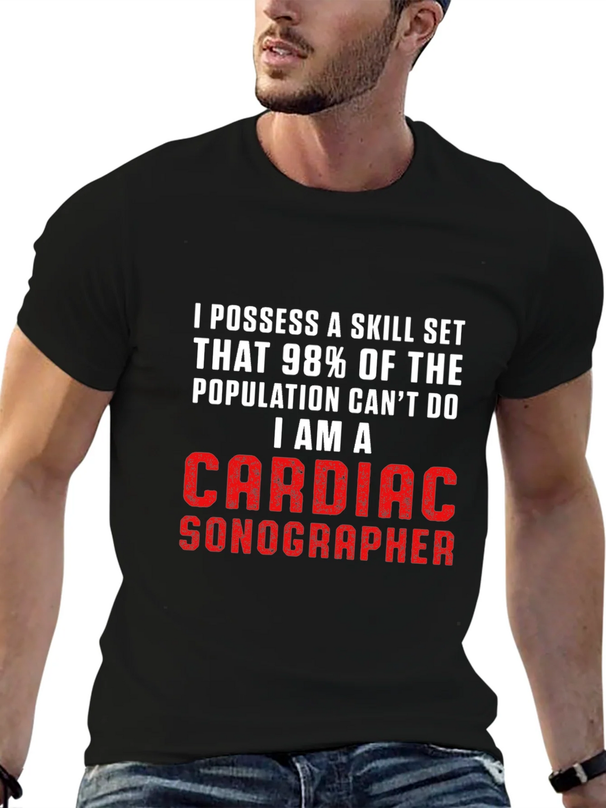 Cardiac Sonographer T-Shirt - Skill Set Pride! product image 6