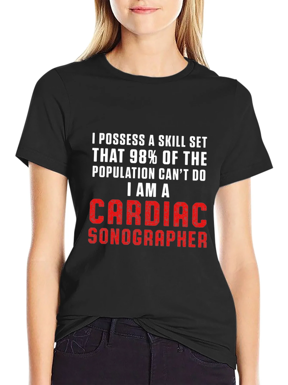 Cardiac Sonographer T-Shirt - Skill Set Pride! product image 2