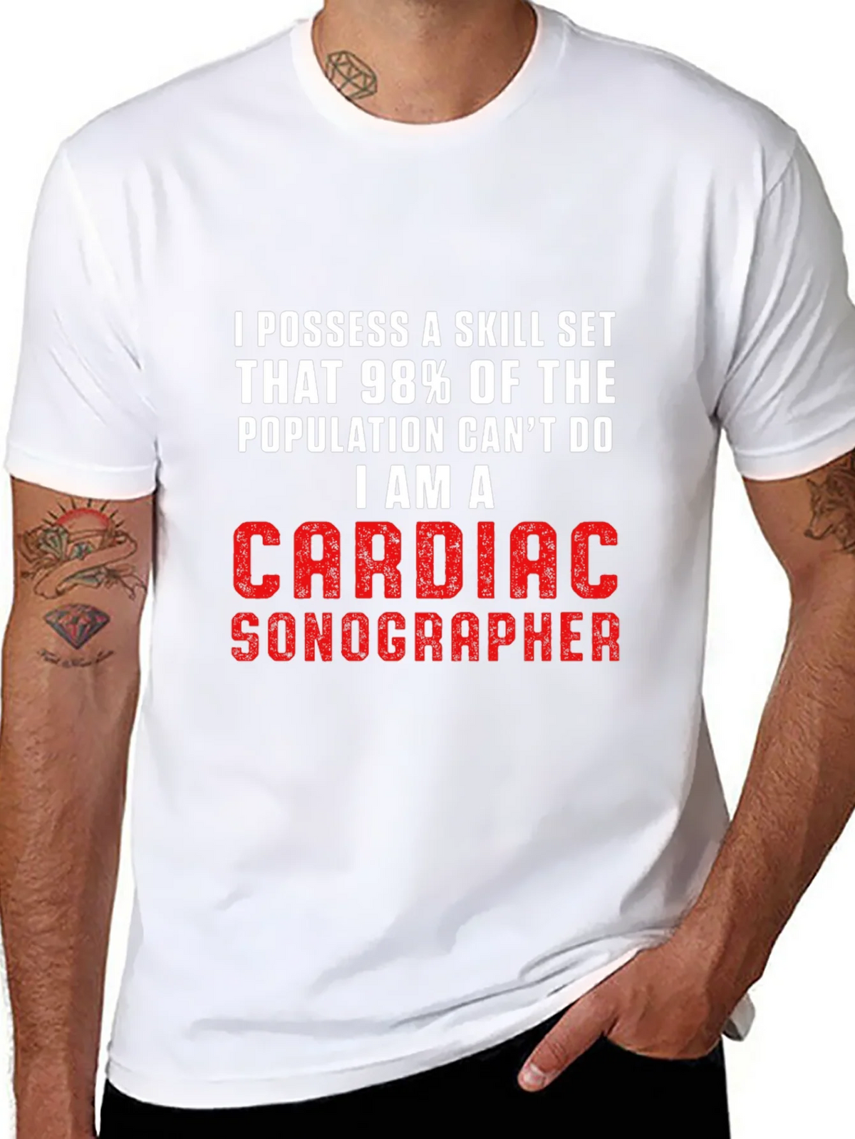 Cardiac Sonographer T-Shirt - Skill Set Pride! product image 7