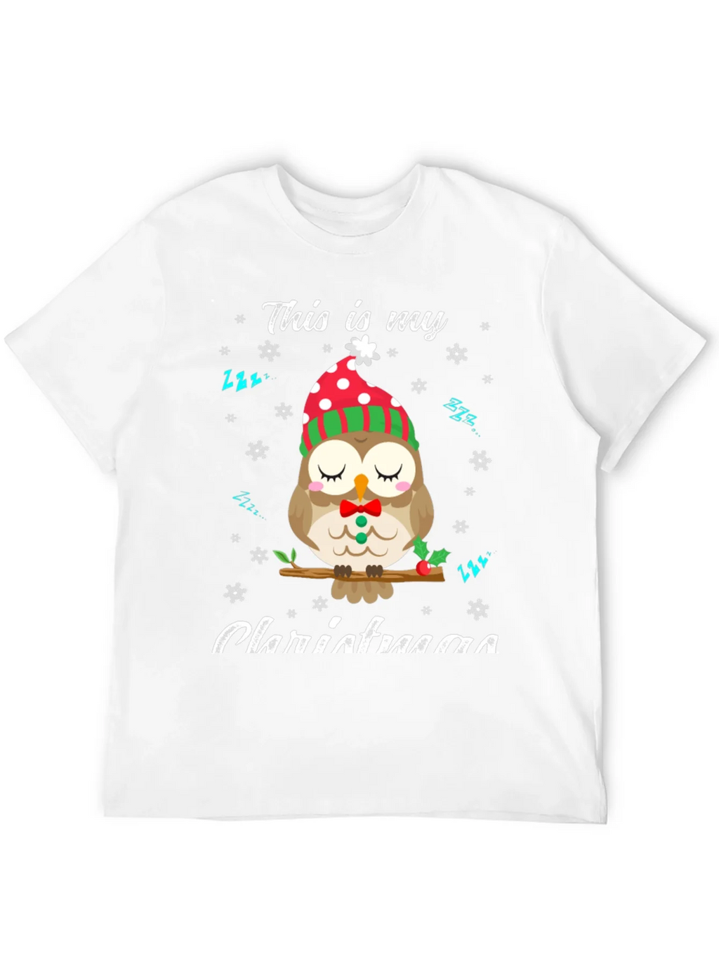 Cute Owl Christmas T-Shirt: Cozy Holiday Style product image 11